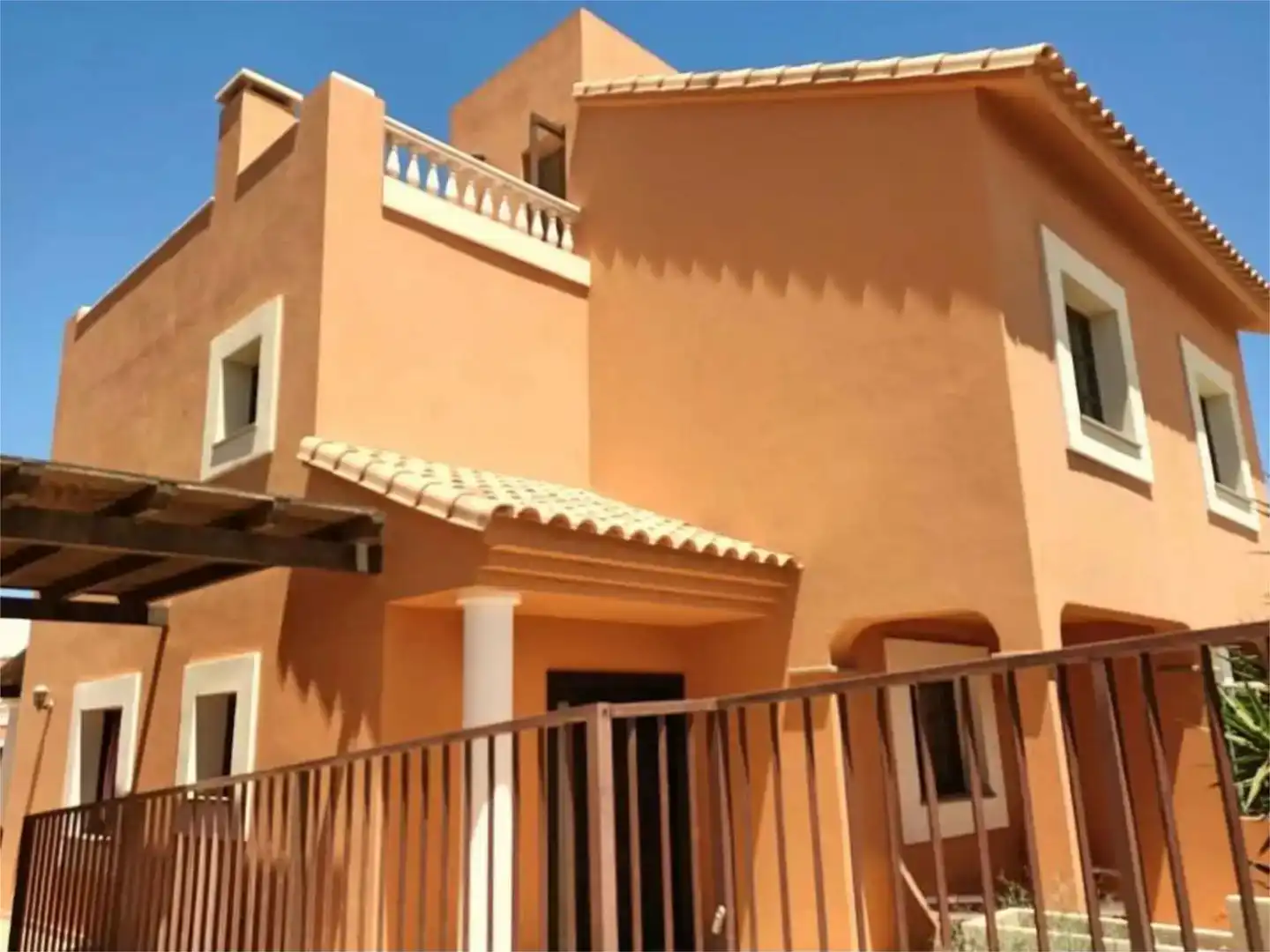 Exterior view of Flat for rent in La Oliva  with Private garden, Swimming Pool and Furnished