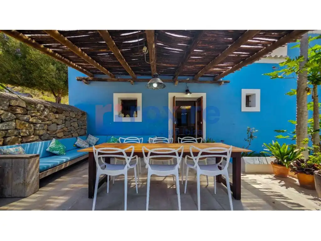 Terrace of Country homes for rent in Sant Josep de sa Talaia  with Air Conditioner, Private garden and Terrace