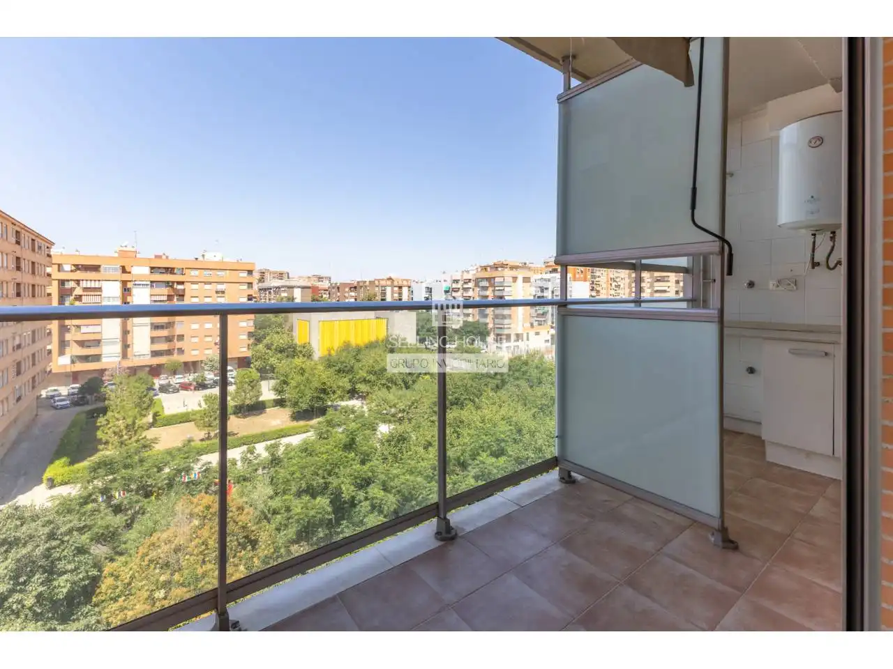 Terrasse von Wohnung zum Verkauf in Valencia mit Klimaanlage, Heizung und Parkett