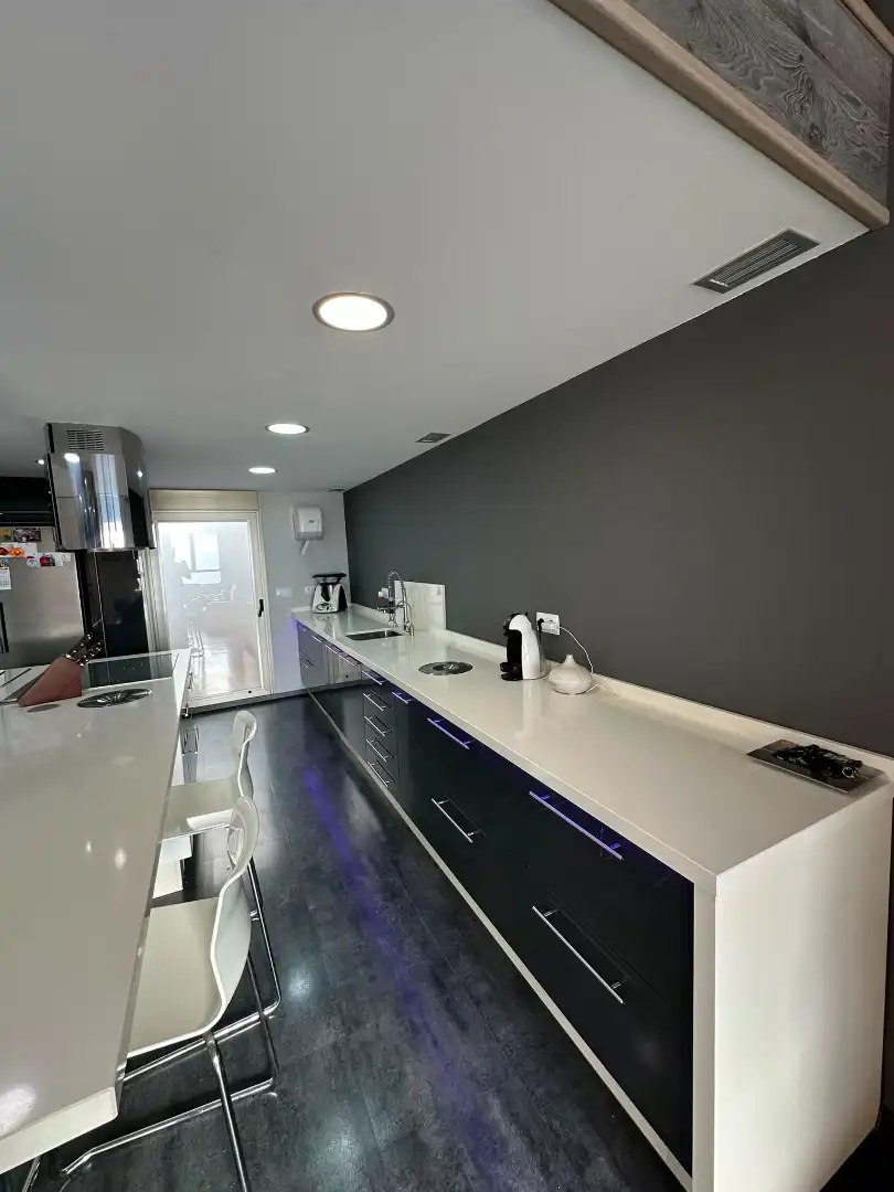 Cocina de Casa adosada en venta en Cartagena con Aire acondicionado, Calefacción y Amueblado
