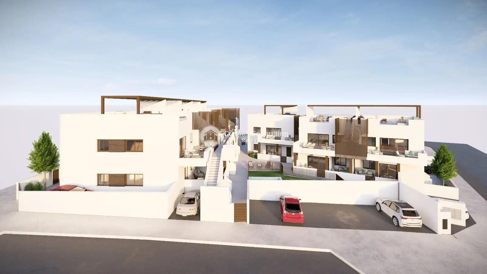 Vista exterior de Àtic en venda en Pilar de la Horadada amb Calefacció, Terrassa i Piscina