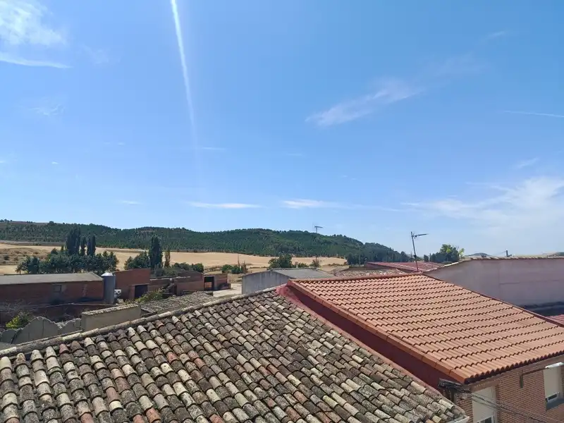 Vista exterior de Casa o xalet en venda en San Cebrián de Mazote amb Terrassa