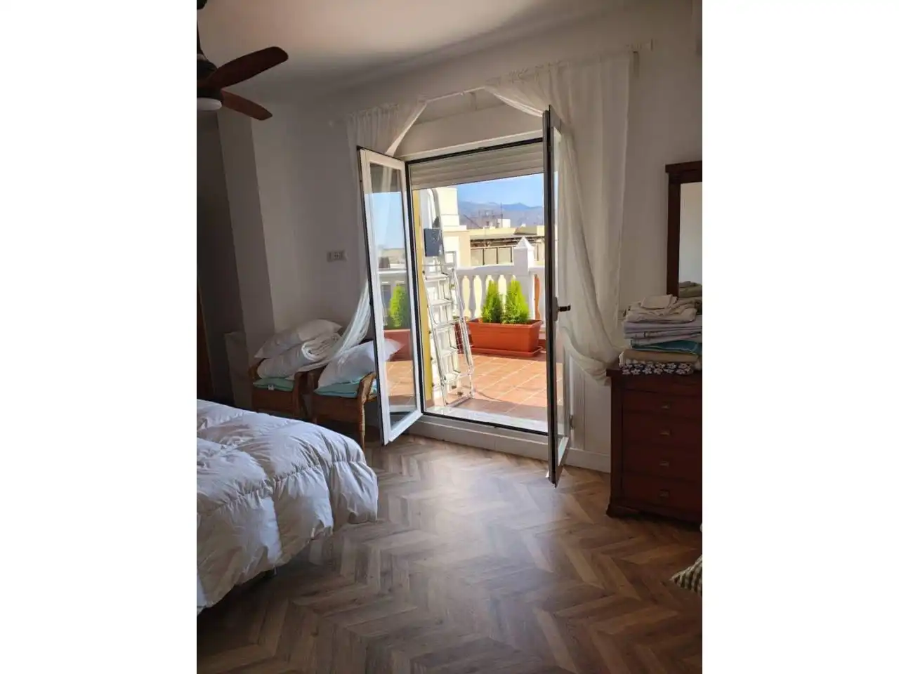 Bedroom of Attic for sale in Adra  with Air Conditioner, Parquet flooring and Terrace