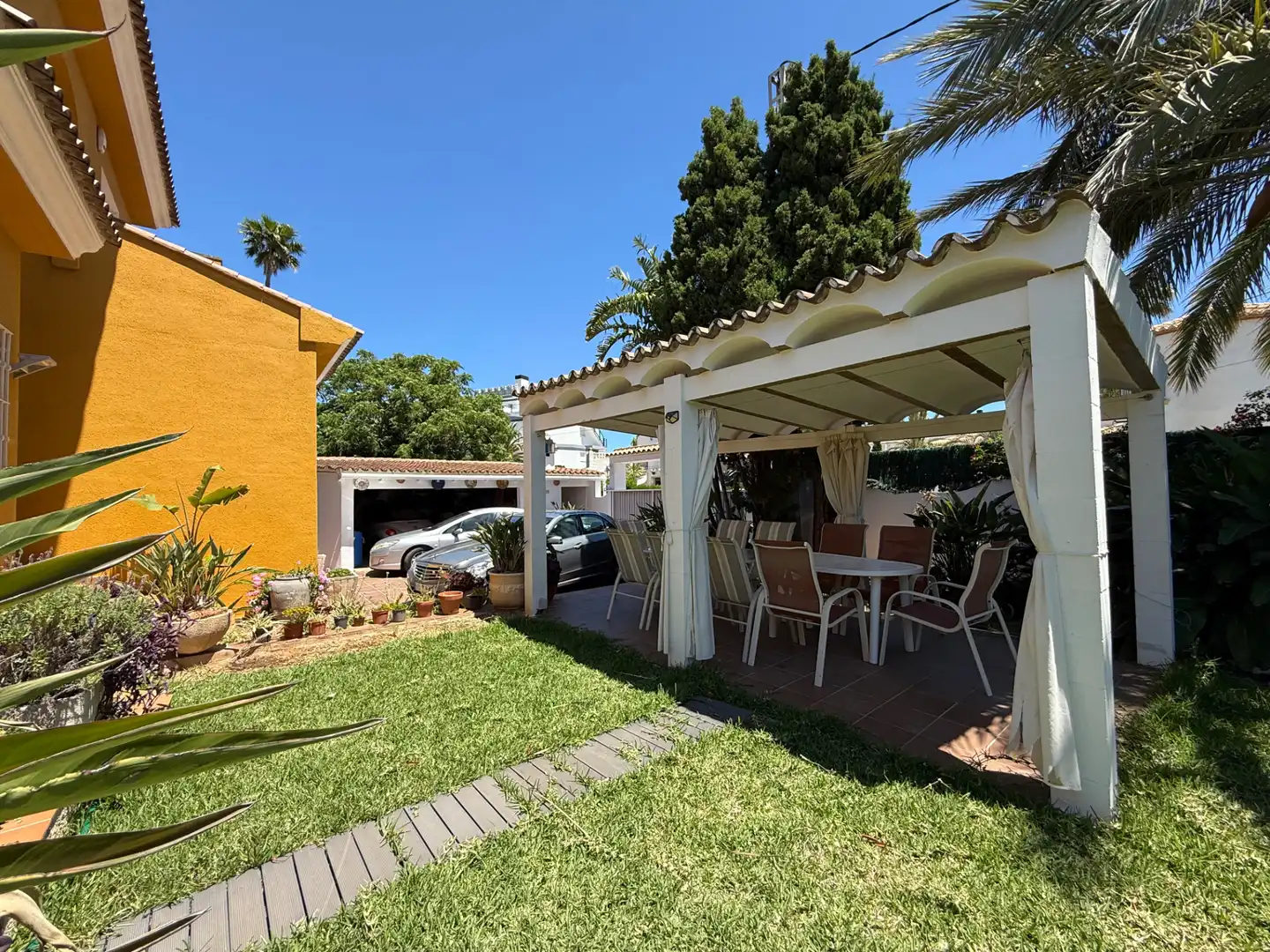 Garden of Houses for sale in Dénia  with Air Conditioner, Heating and Private garden