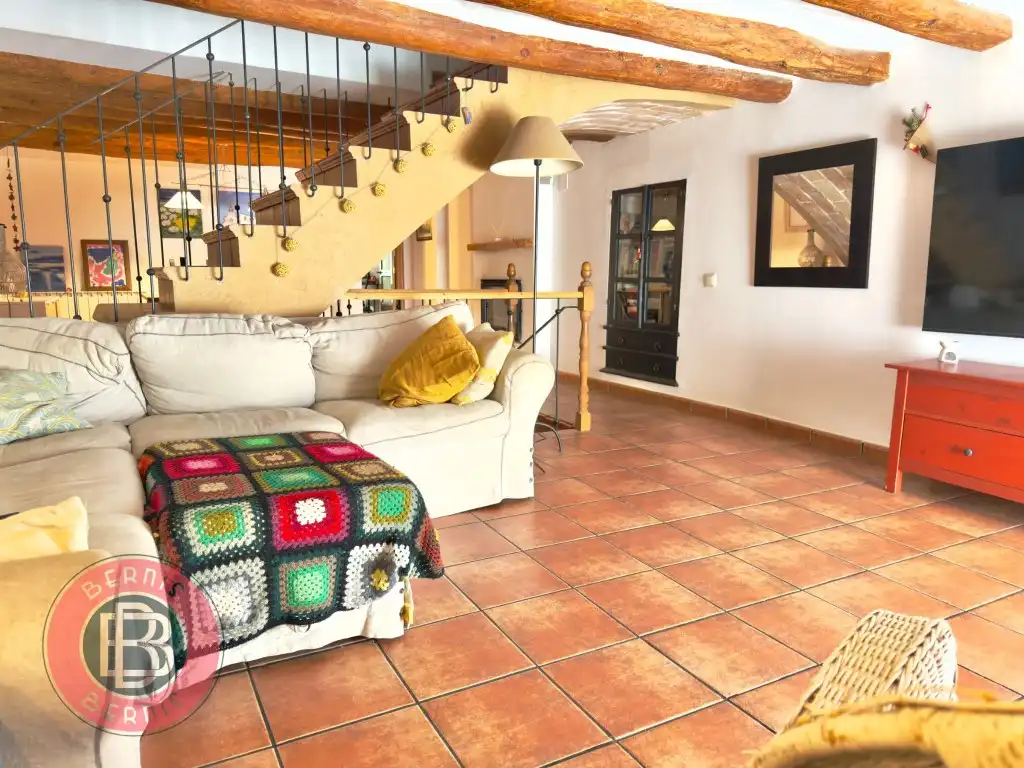Sala d'estar de Casa adosada en venda en Piera