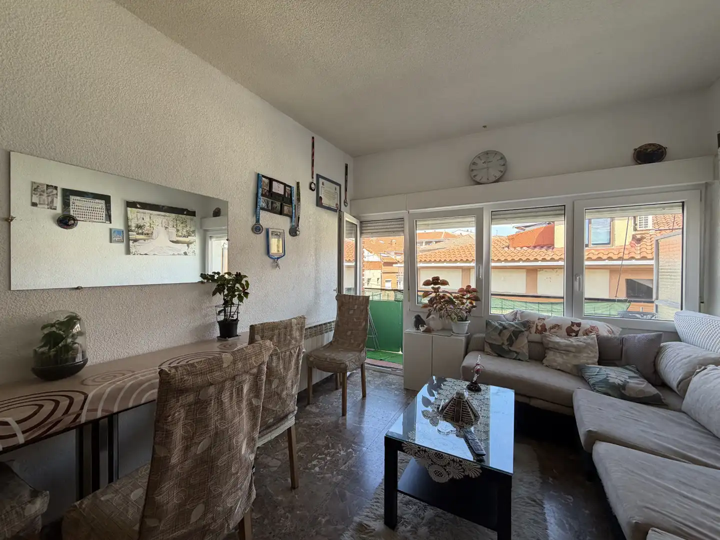 Sala de estar de Piso en venta en Colmenar Viejo con Calefacción, Terraza y Amueblado