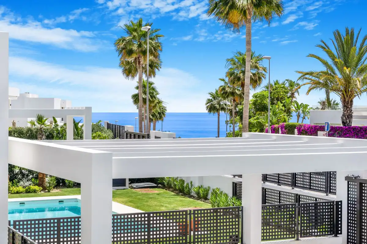 Terraza de Casa o chalet en venta en Marbella con Aire acondicionado, Jardín privado y Terraza