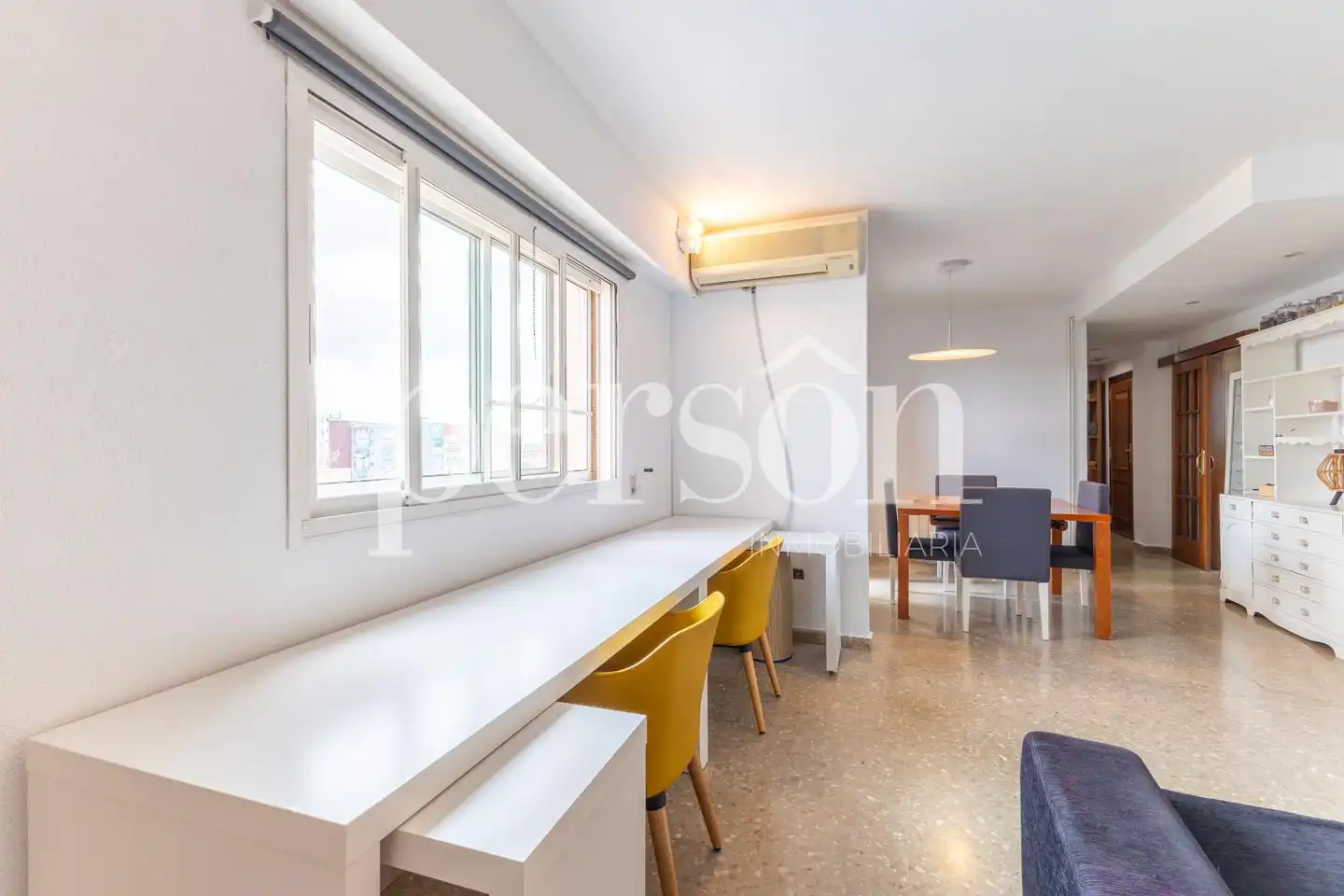 Sala de estar de Piso de alquiler en Valencia con Aire acondicionado y Amueblado