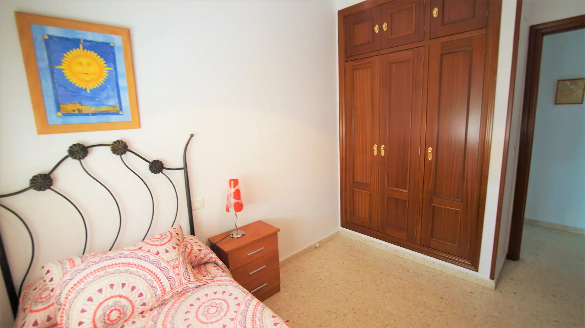 Bedroom of Flat for rent in Badajoz  with Air Conditioner, Furnished and Oven