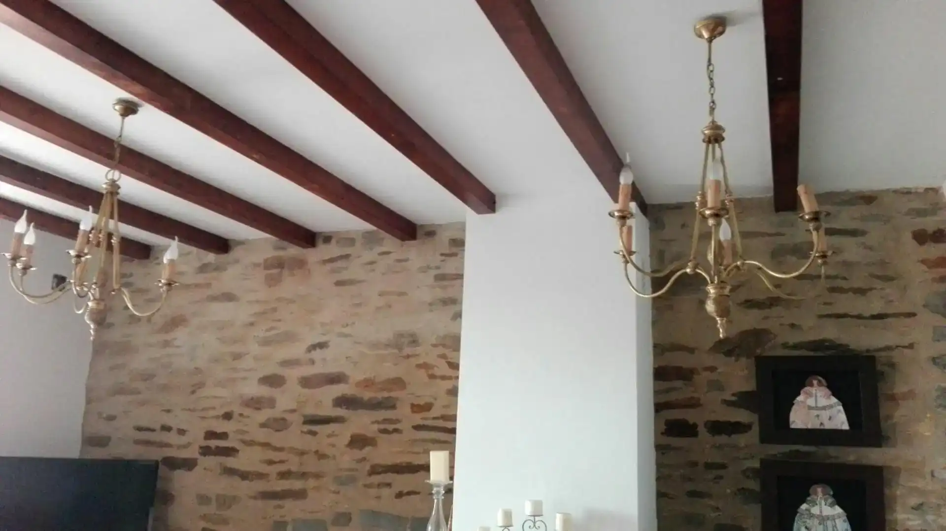 Menjador de Casa adosada en venda en Alcántara amb Aire condicionat, Moblat i Forn