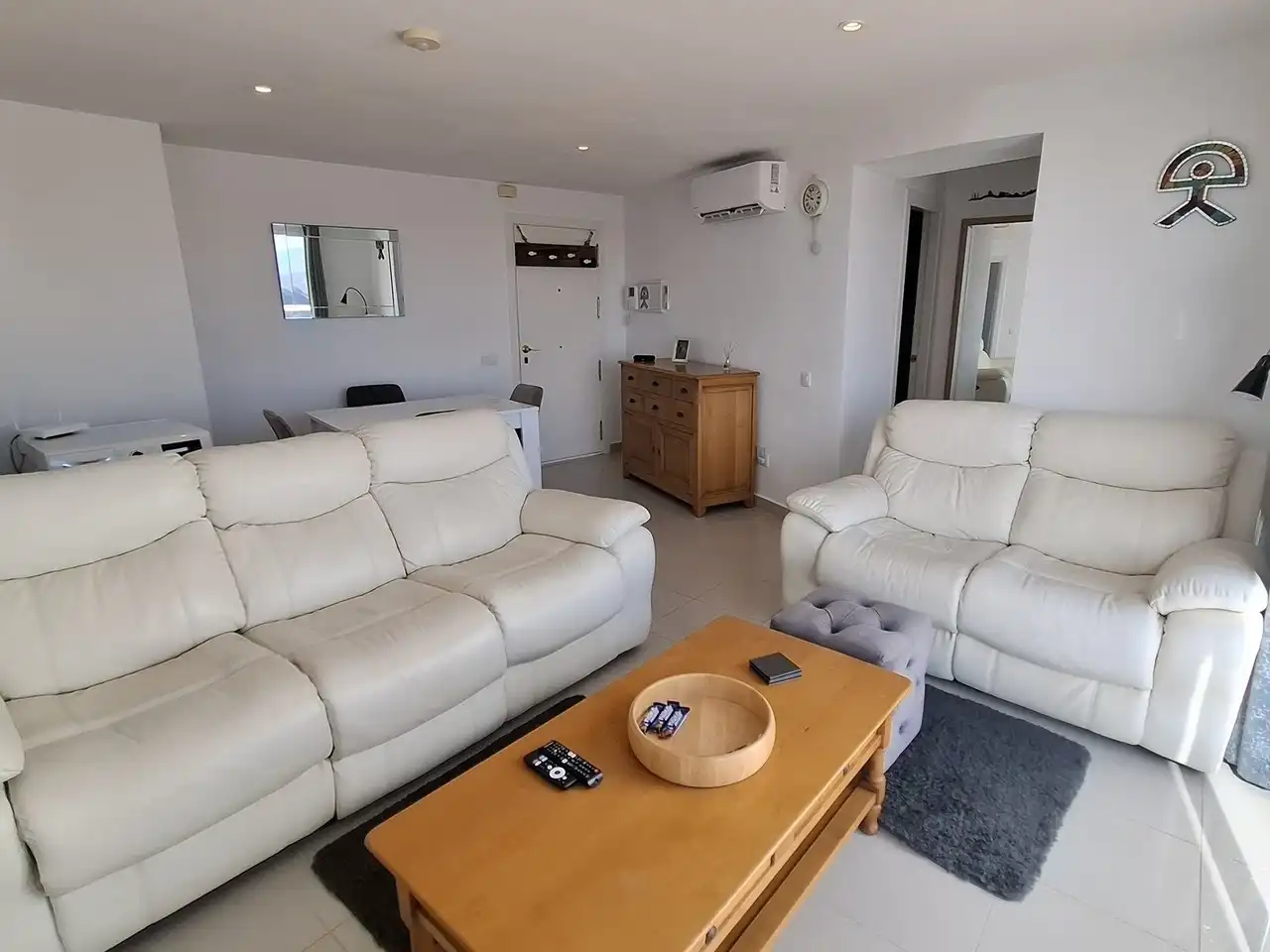 Wohnzimmer von Wohnungen zum Verkauf in Mojácar mit Klimaanlage, Terrasse und Schwimmbad