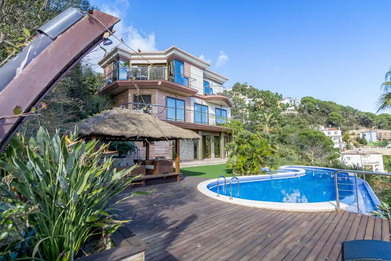Vista exterior de Casa o chalet en venta en Lloret de Mar con Calefacción y Piscina