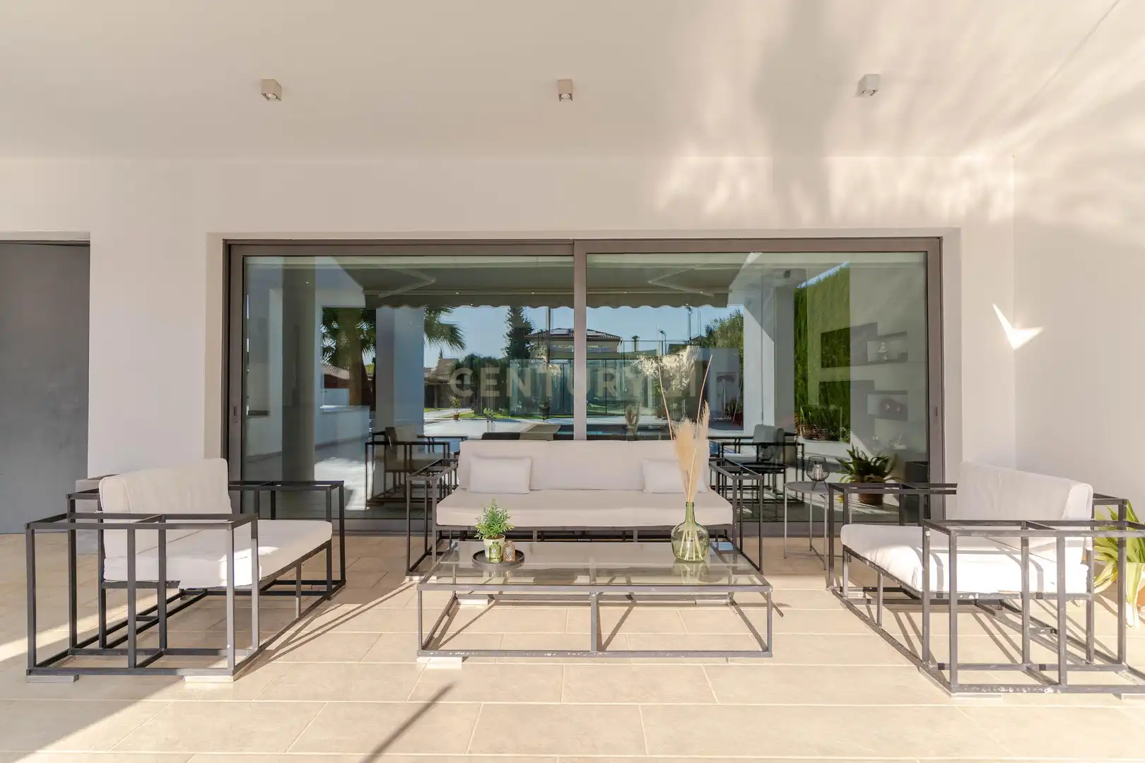Terrassa de Casa o xalet en venda en Gójar amb Aire condicionat, Jardí privat i Traster