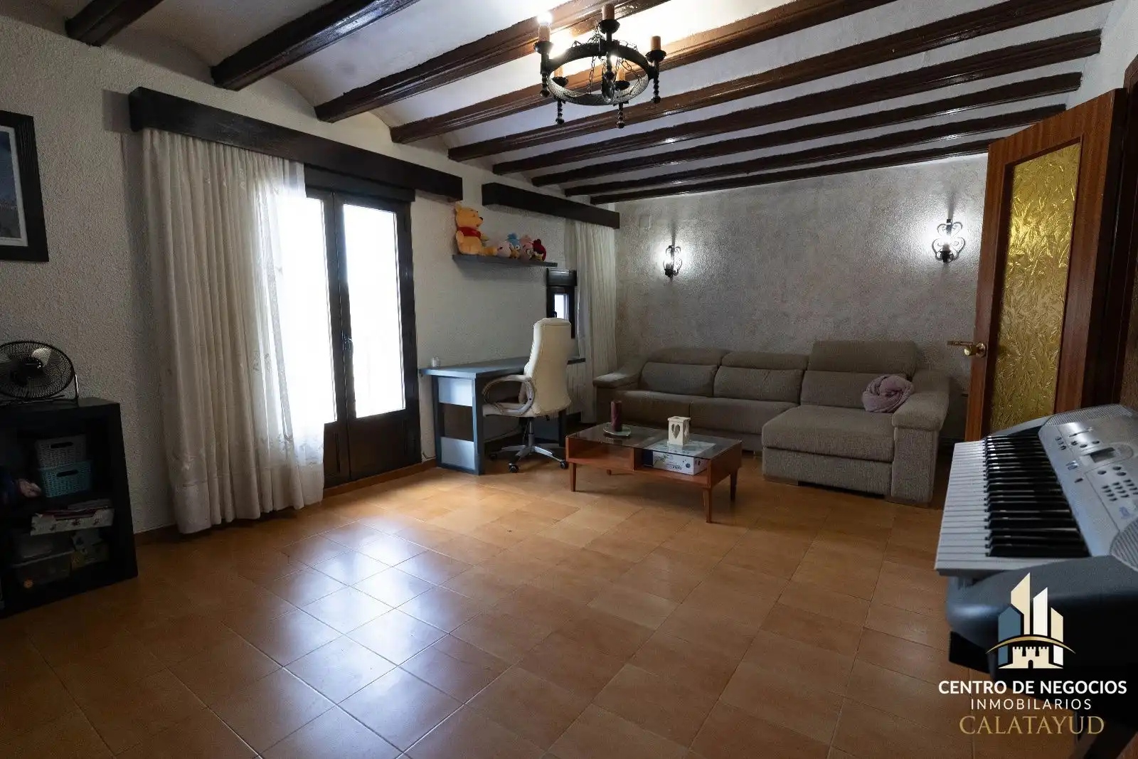 Sala d'estar de Casa o xalet en venda en Villalba de Perejil amb Calefacció, Parquet i Terrassa