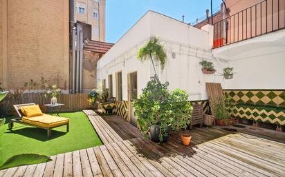 Terrassa de Pis en venda en  Barcelona Capital amb Aire condicionat, Jardí privat i Parquet