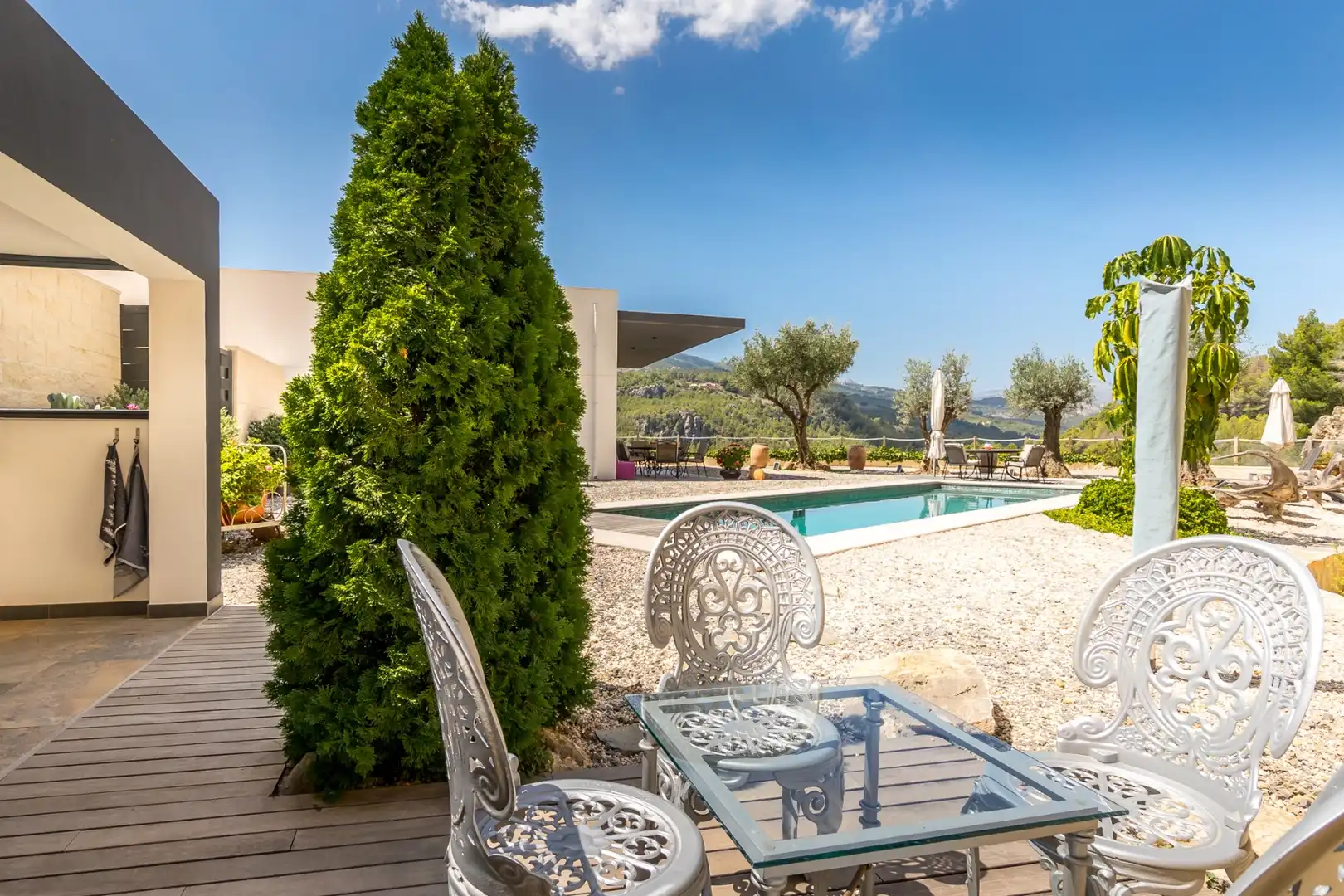 Terraza de Casa o chalet en venta en Callosa d'en Sarrià con Piscina