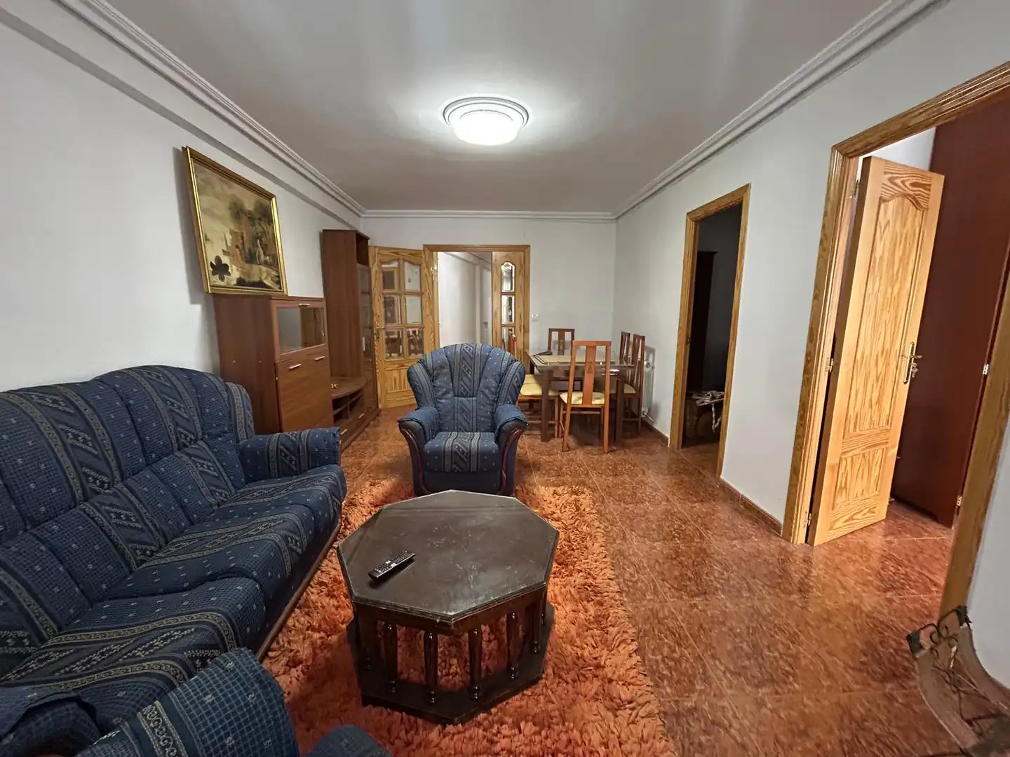 Sala de estar de Piso en venta en Ciudad Real con Calefacción, Terraza y Amueblado