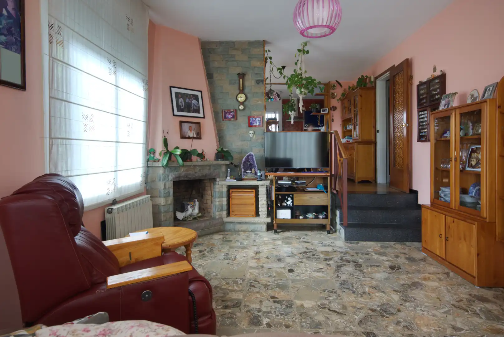 Sala d'estar de Casa adosada en venda en Argentona amb Aire condicionat, Calefacció i Jardí privat