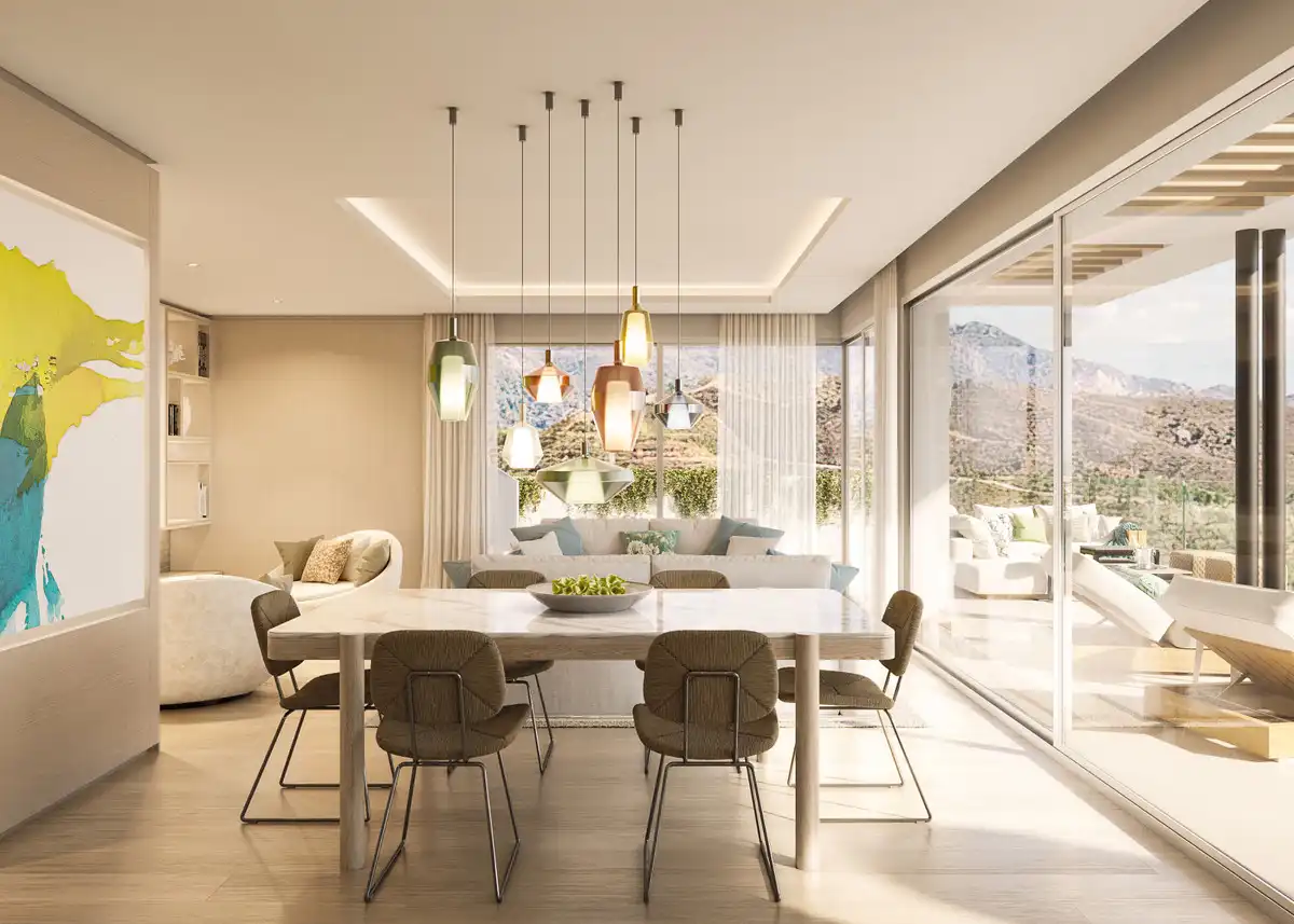 Comedor de Piso en venta en Ojén con Terraza y Piscina