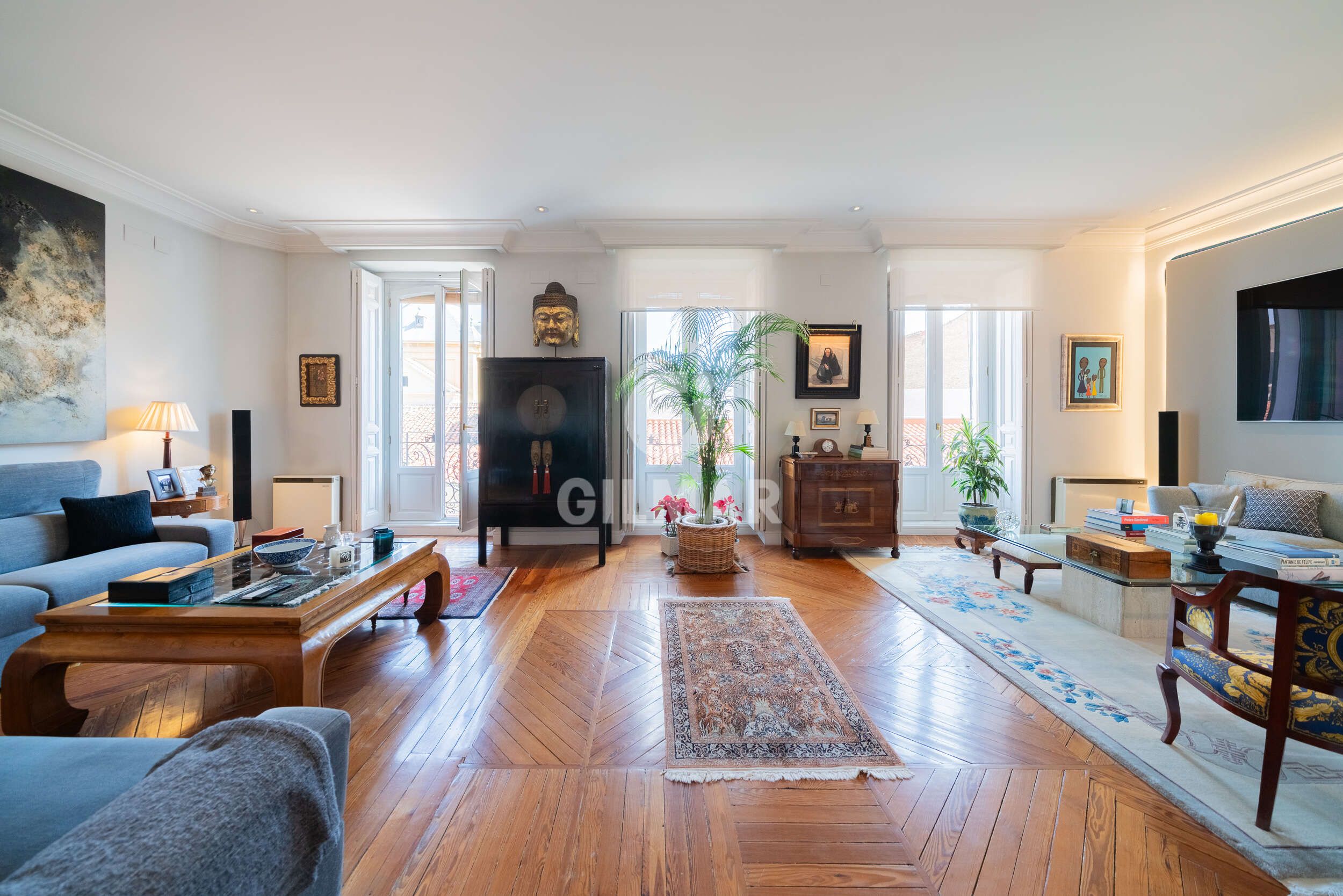 Living room of Flat for sale in  Madrid Capital  with Heating and Storage room
