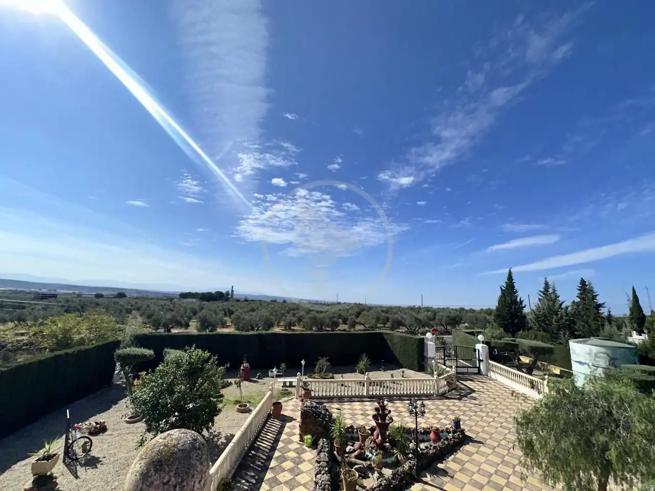 Jardí de Finca rústica en venda en Linares amb Jardí privat, Terrassa i Piscina
