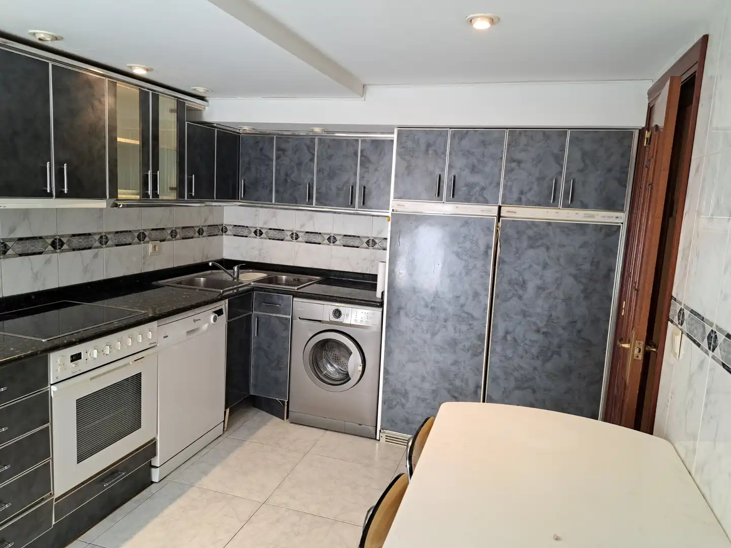 Kitchen of Flat for rent in Haro  with Heating, Furnished and Oven