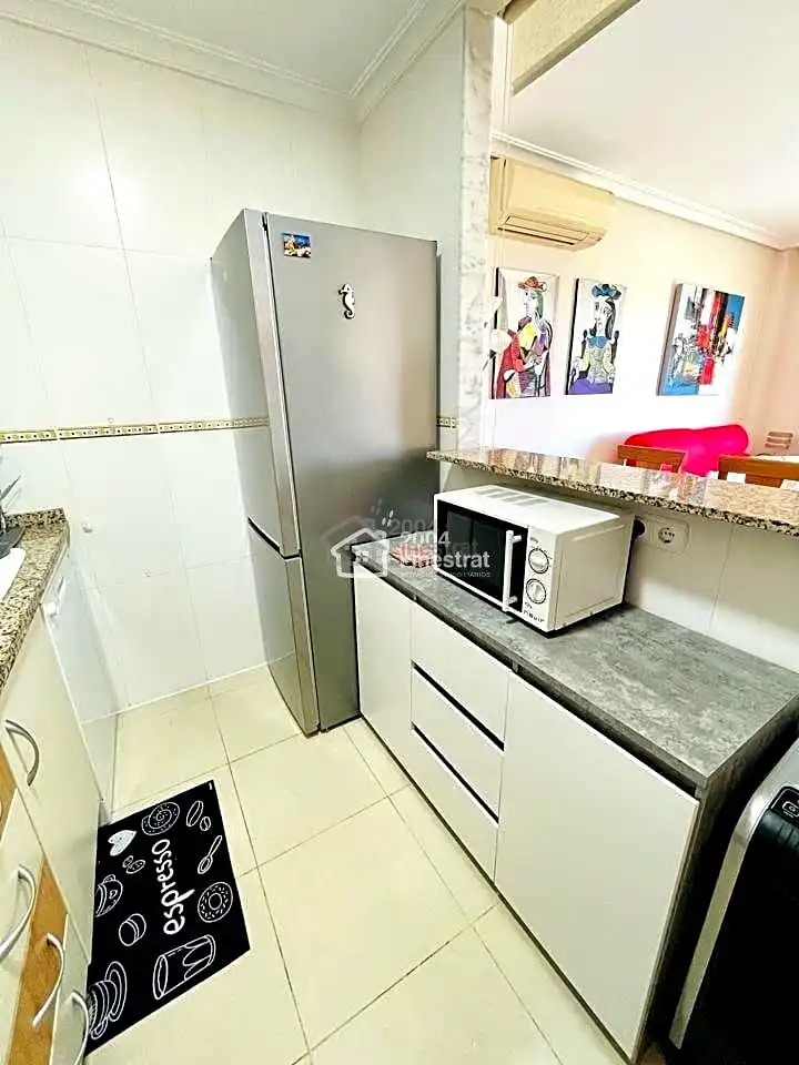 Küche von Wohnung zum Verkauf in Villajoyosa / La Vila Joiosa mit Klimaanlage, Terrasse und Möbliert