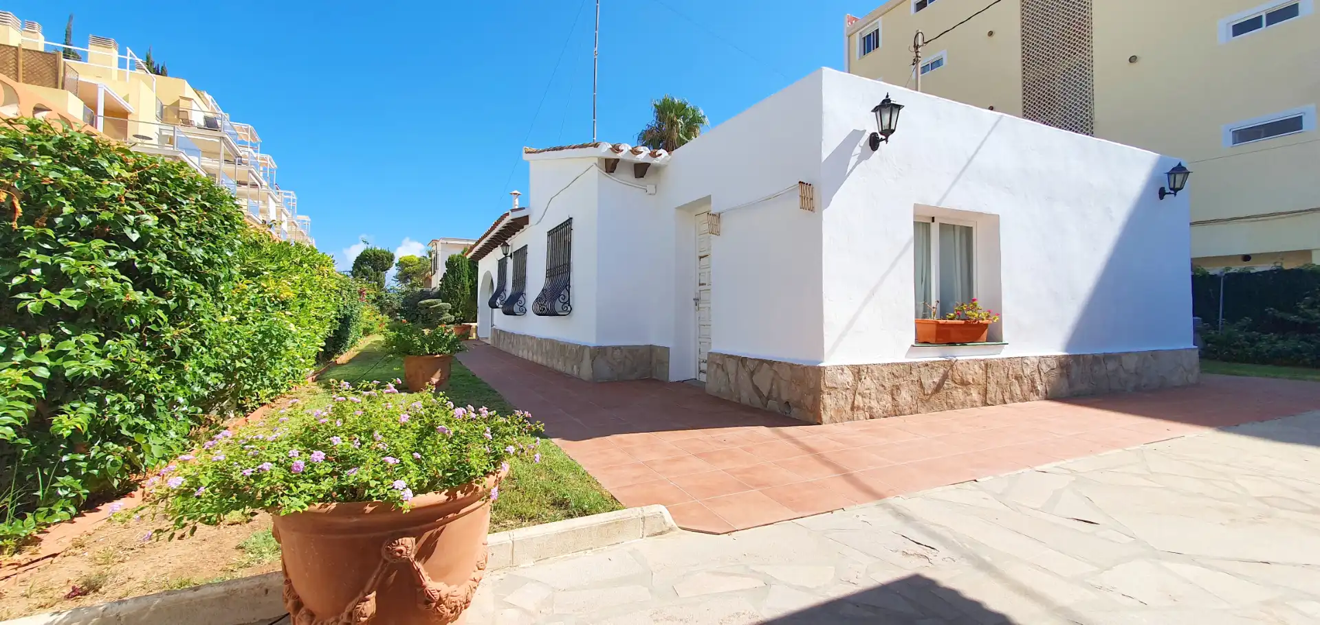 Exterior view of Houses for rent in Dénia  with Air Conditioner, Heating and Private garden