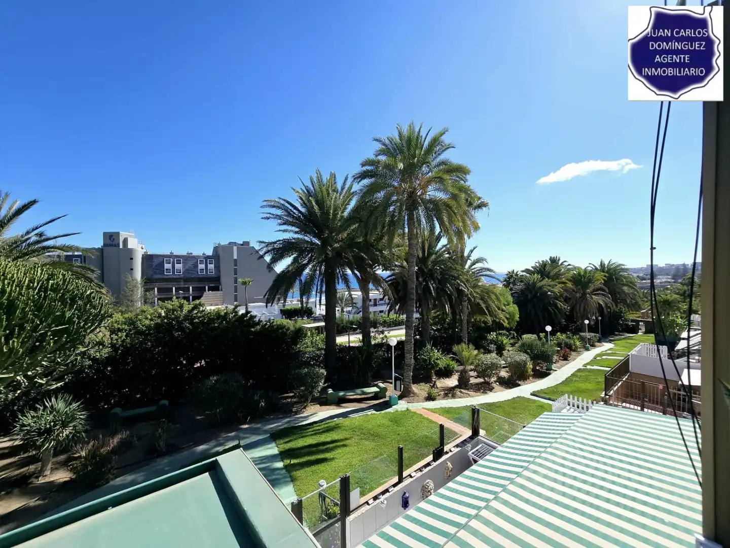 Vista exterior de Apartament de lloguer en San Bartolomé de Tirajana amb Terrassa, Moblat i Piscina comunitària