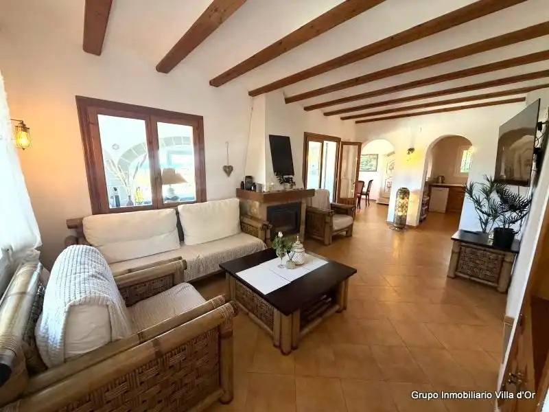Living room of Houses for sale in Dénia  with Air Conditioner, Heating and Private garden