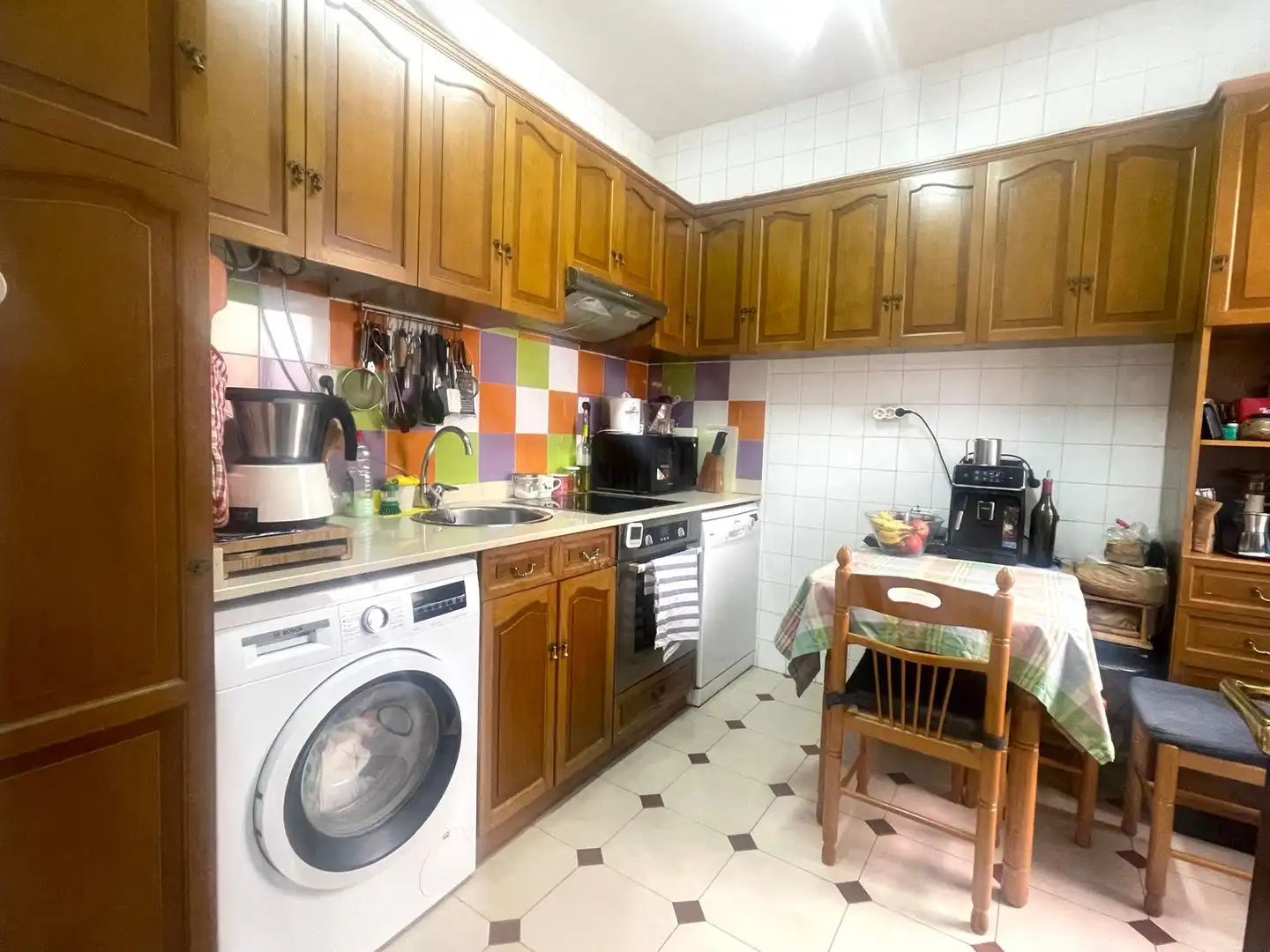 Kitchen of Flat for sale in Bilbao   with Heating, Terrace and Furnished