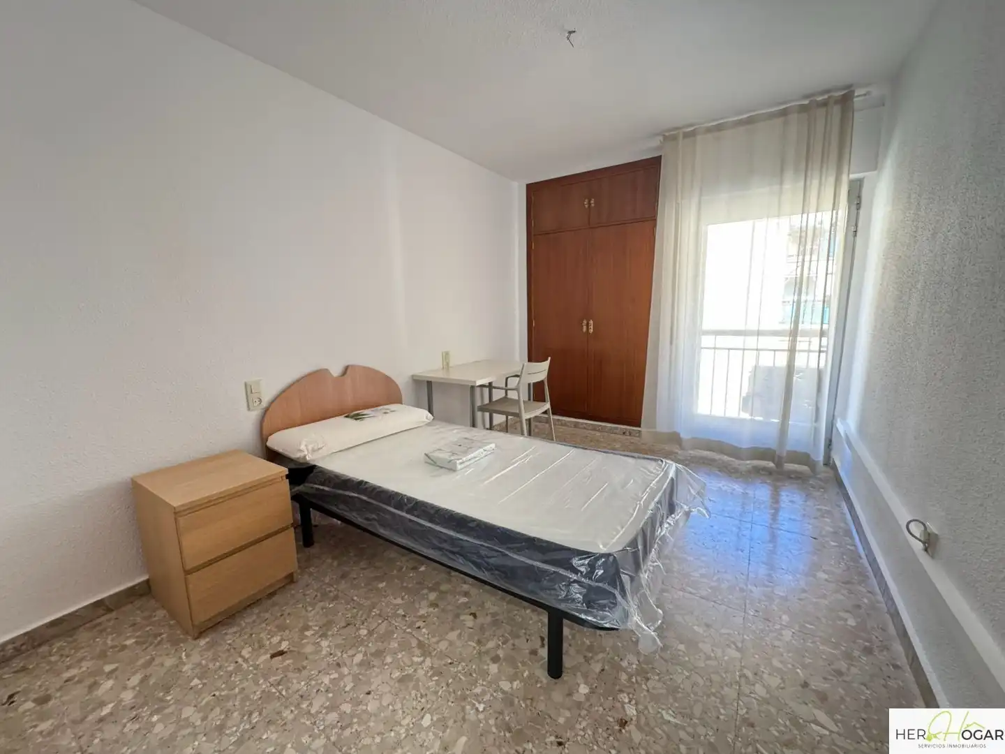 Bedroom of Flat for rent in Toledo  with Air Conditioner, Heating and Parquet flooring