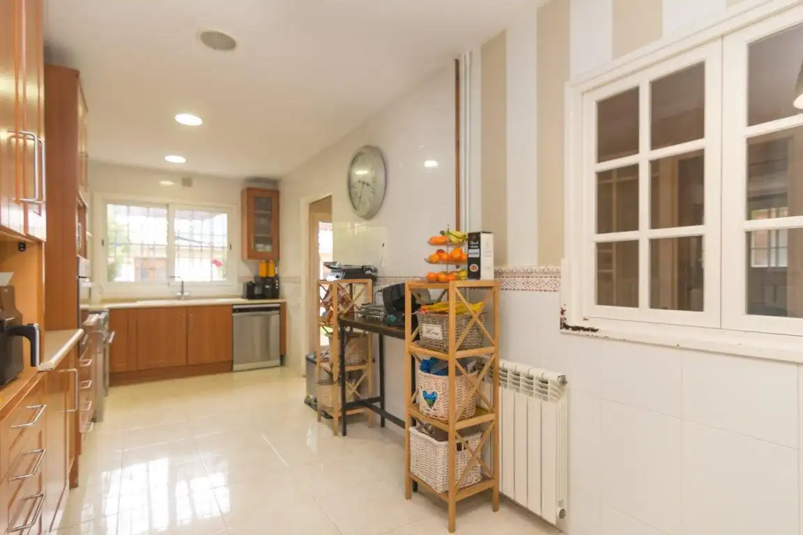 Kitchen of Houses for sale in Sant Cugat del Vallès  with Air Conditioner, Heating and Private garden