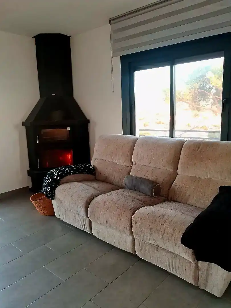 Sala de estar de Casa o chalet en venta en Llinars del Vallès con Jardín privado, Trastero y Amueblado