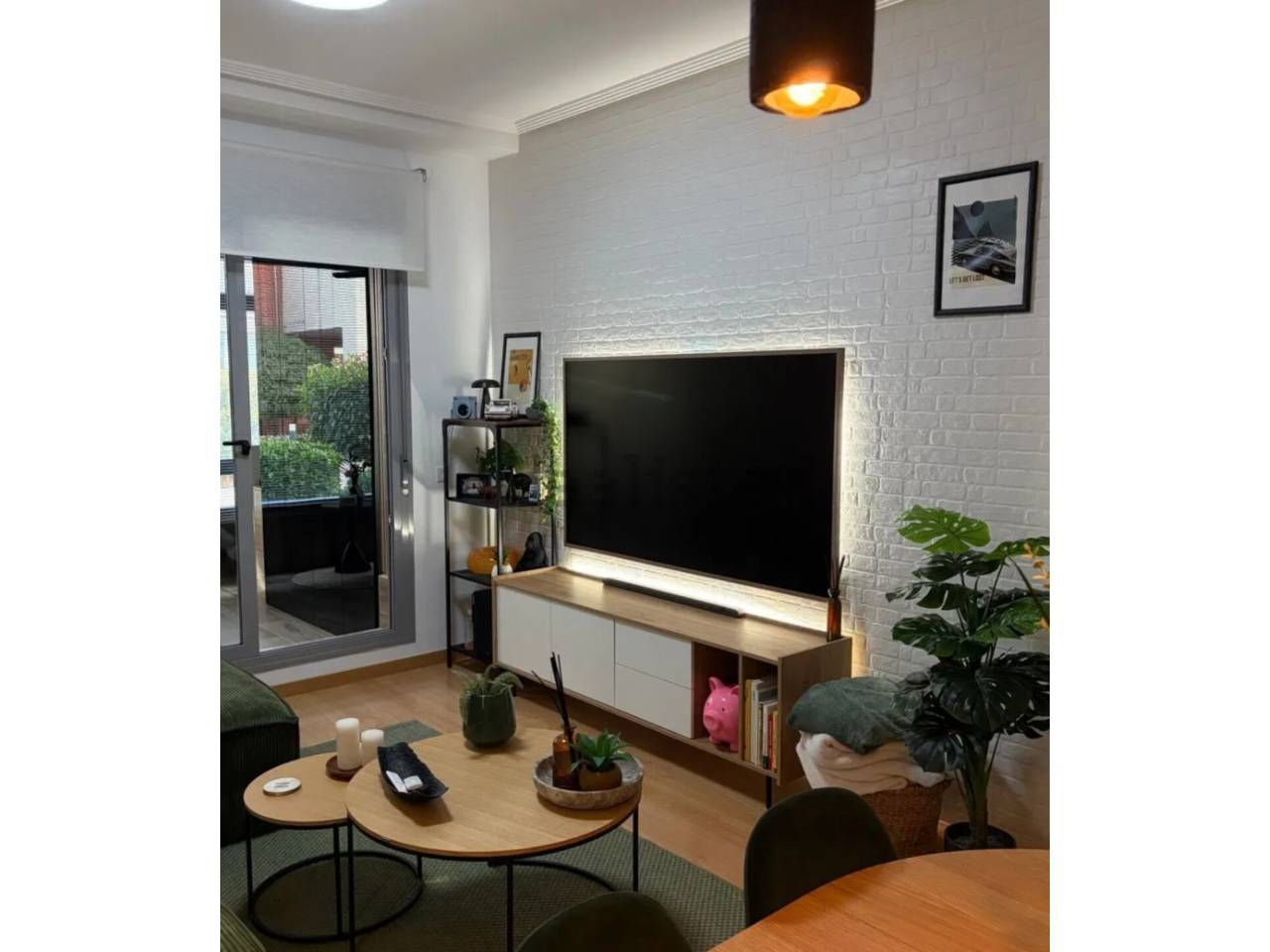 Living room of Flat for sale in Getafe  with Air Conditioner, Heating and Storage room