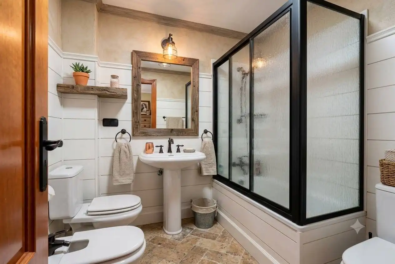 Baño de Casa o chalet en venta en Roquetas de Mar con Aire acondicionado, Calefacción y Terraza