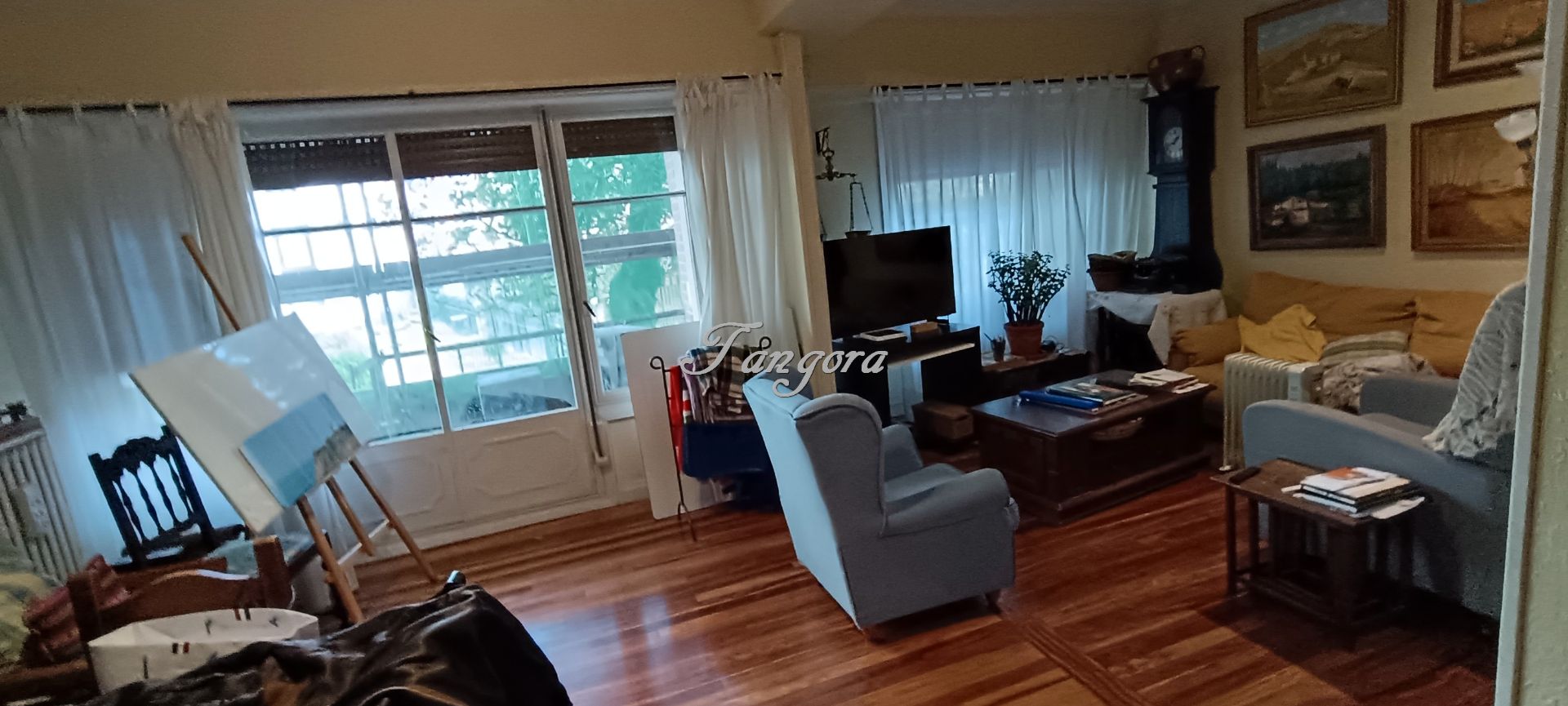 Sala d'estar de Pis en venda en Getxo  amb Calefacció, Parquet i Terrassa