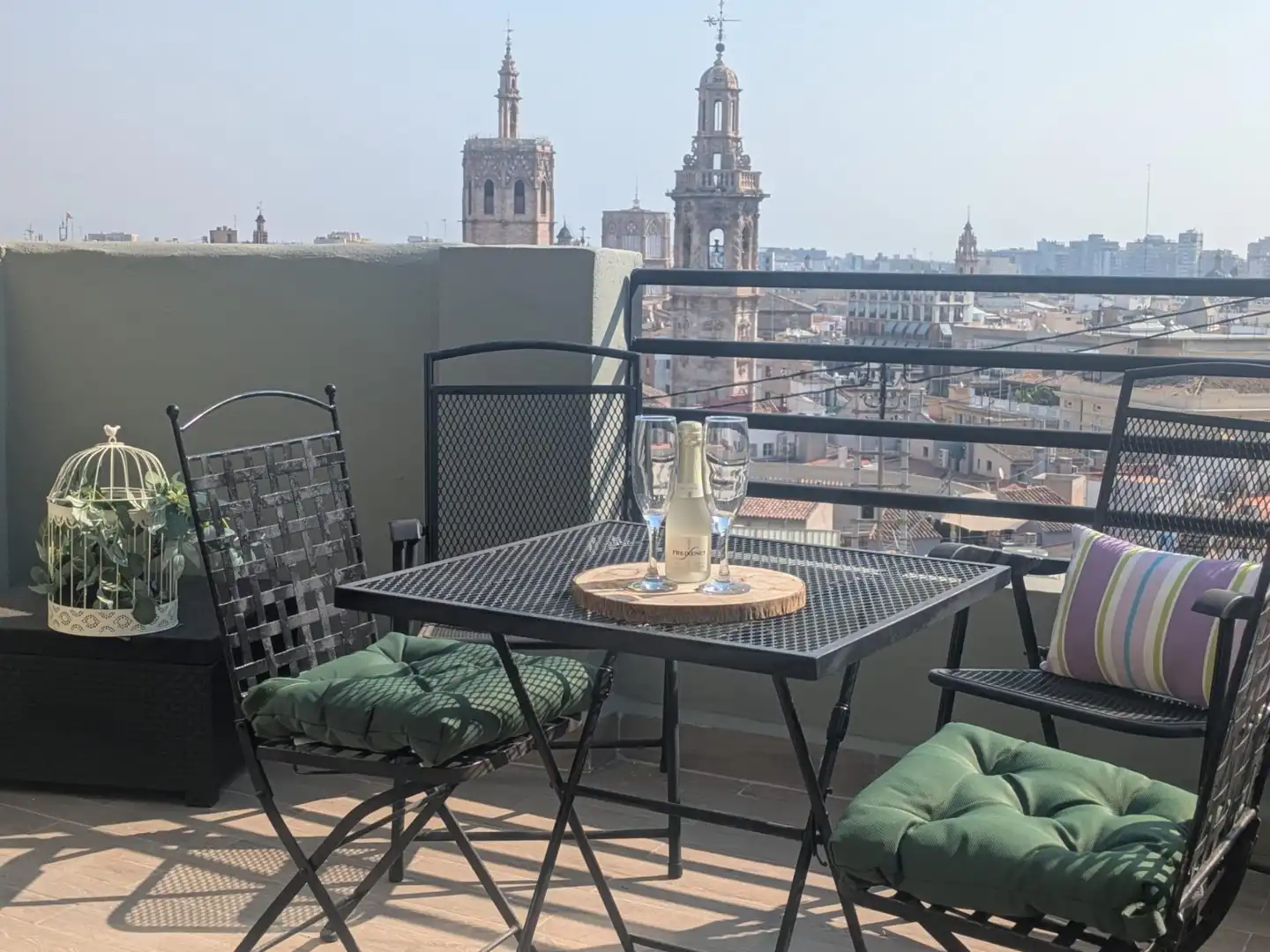 Terrasse von Dachboden zur Miete in Valencia mit Klimaanlage, Heizung und Terrasse