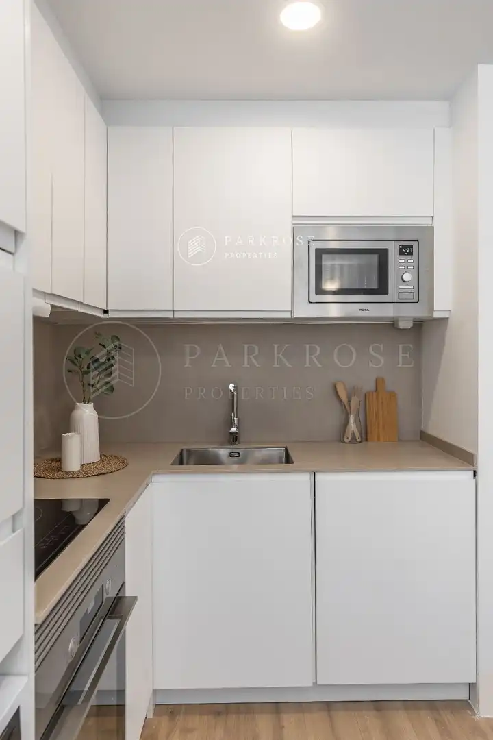 Kitchen of Flat for sale in Madrid  with Air Conditioner, Heating and Terrace