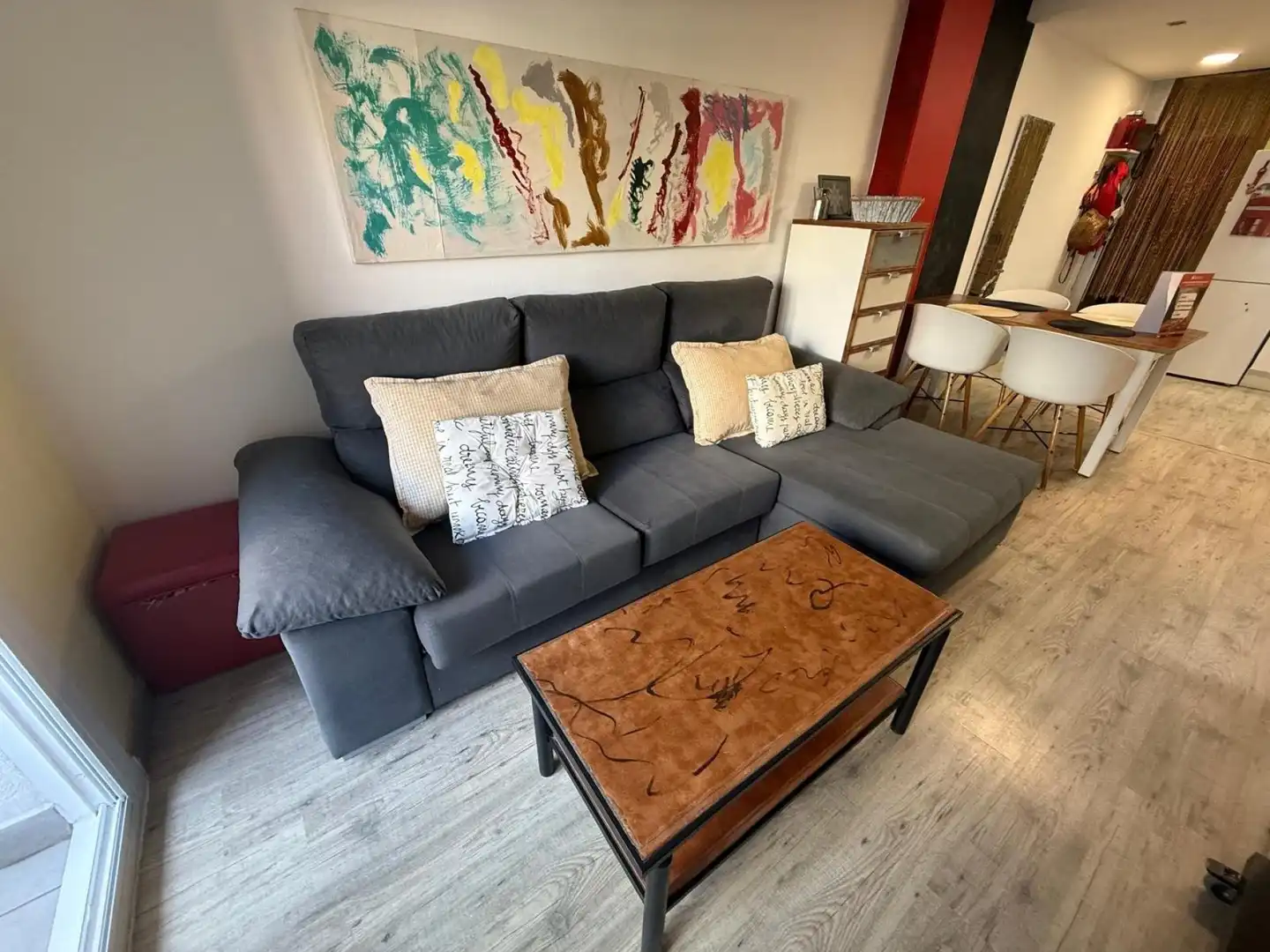 Wohnzimmer von Wohnung zum Verkauf in Pineda de Mar mit Klimaanlage, Heizung und Möbliert
