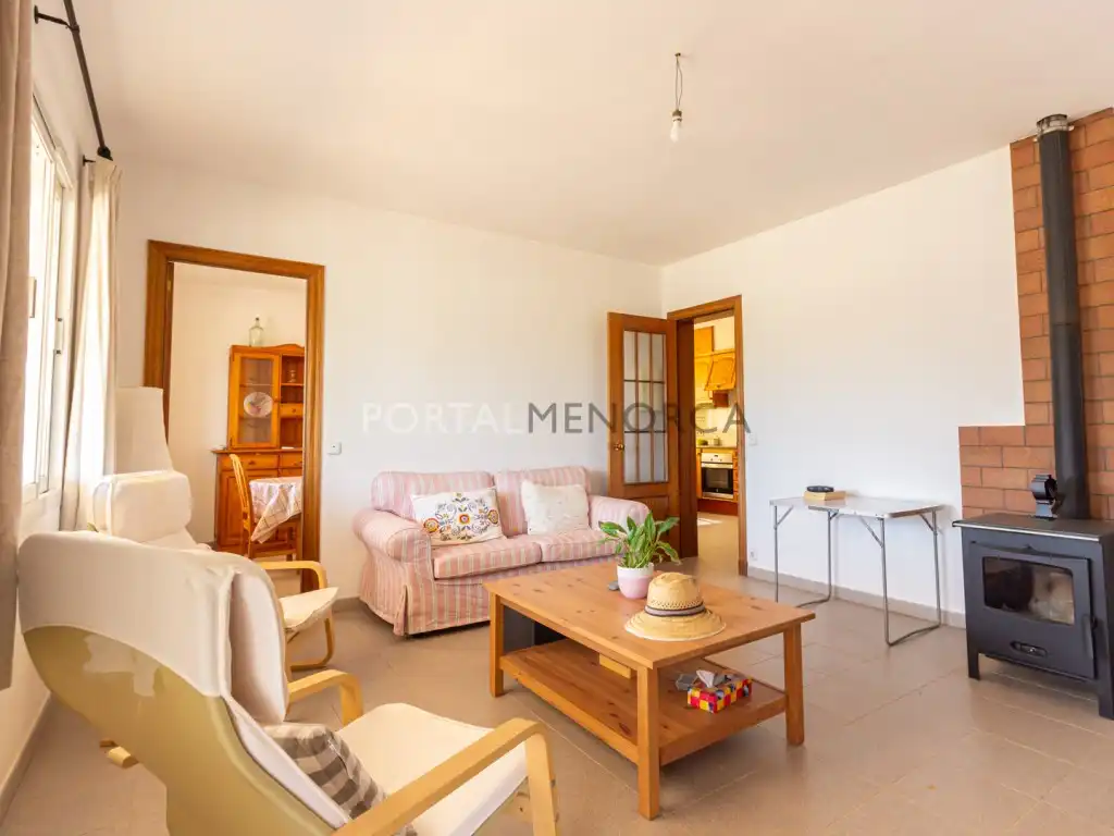 Sala d'estar de Finca rústica en venda en Maó - Mahón
