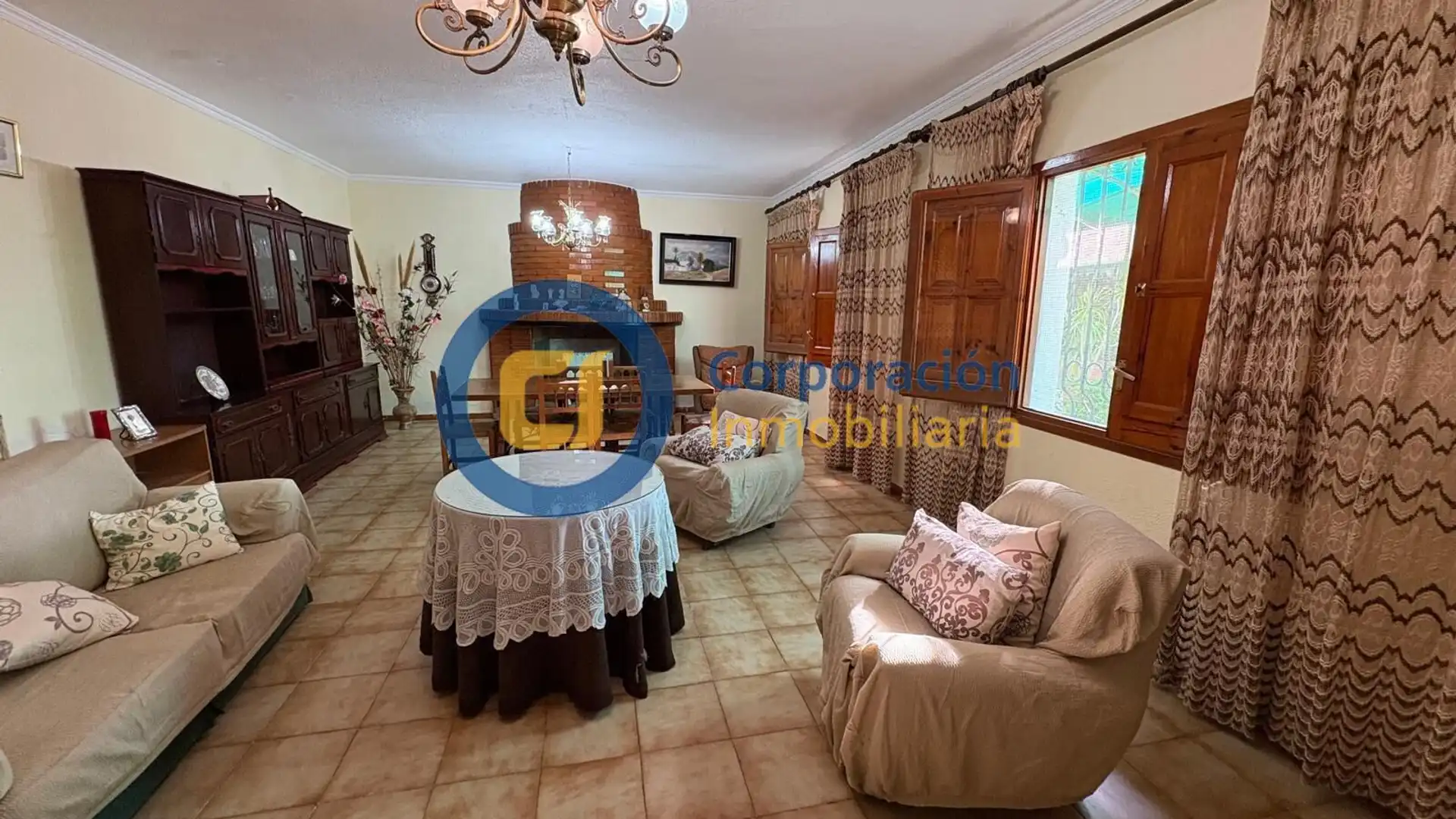 Sala d'estar de Casa o xalet en venda en Lorca amb Jardí privat