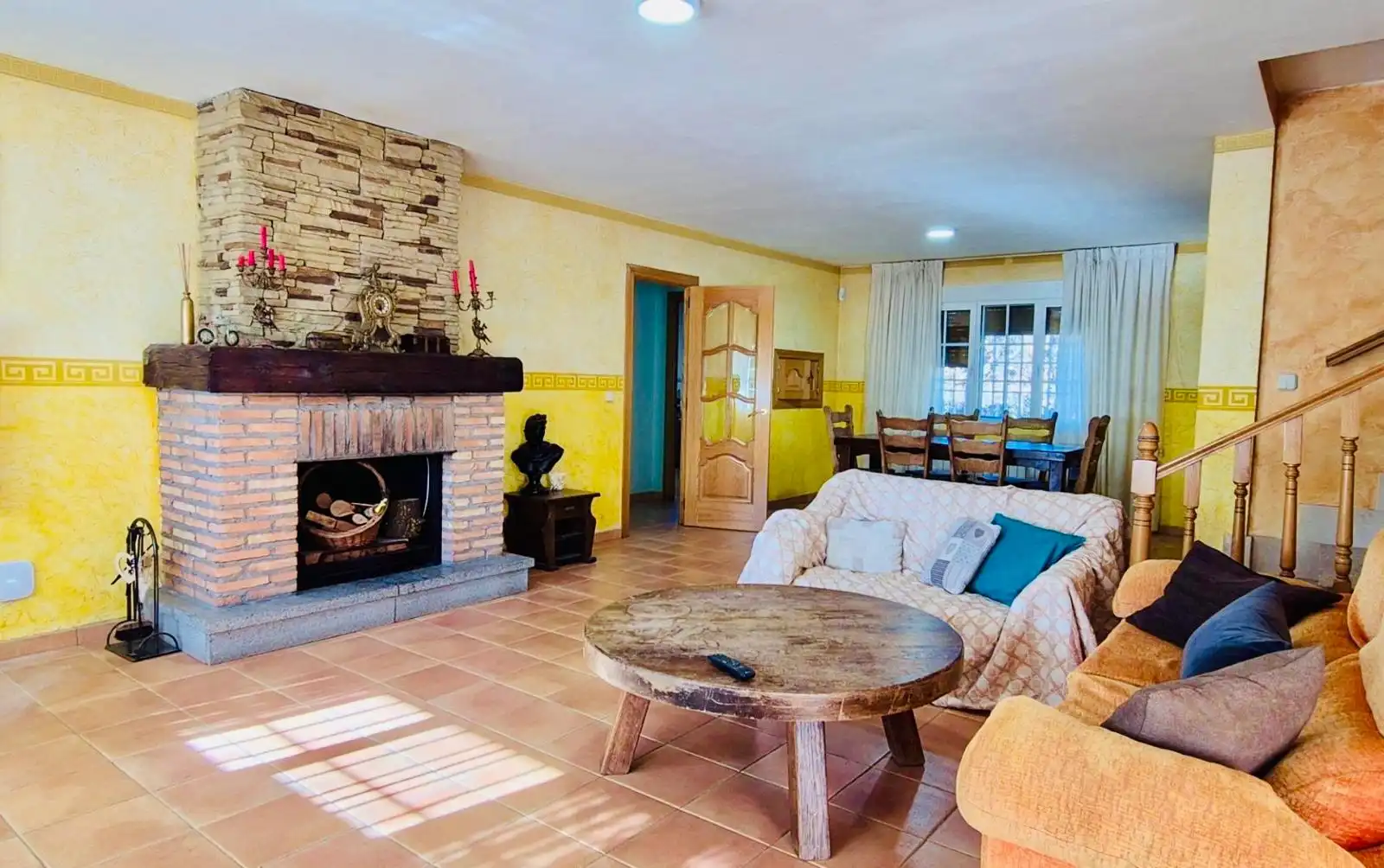 Sala de estar de Casa o chalet en venta en Nuevo Baztán con Calefacción, Jardín privado y Terraza