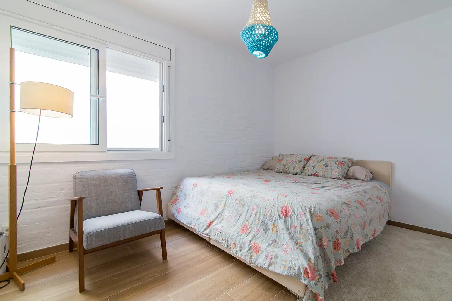 Schlafzimmer von Wohnung zum Verkauf in Caldes d'Estrac mit Privatgarten, Terrasse und Balkon