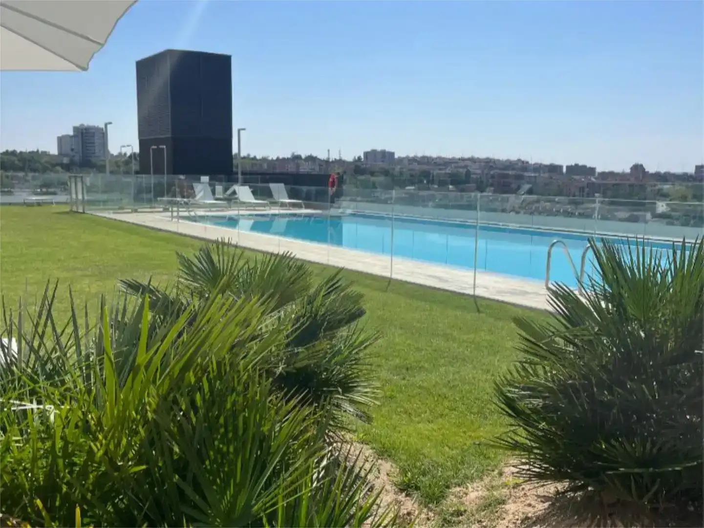 Piscina de Pis de lloguer en Madrid amb Aire condicionat, Jardí privat i Traster