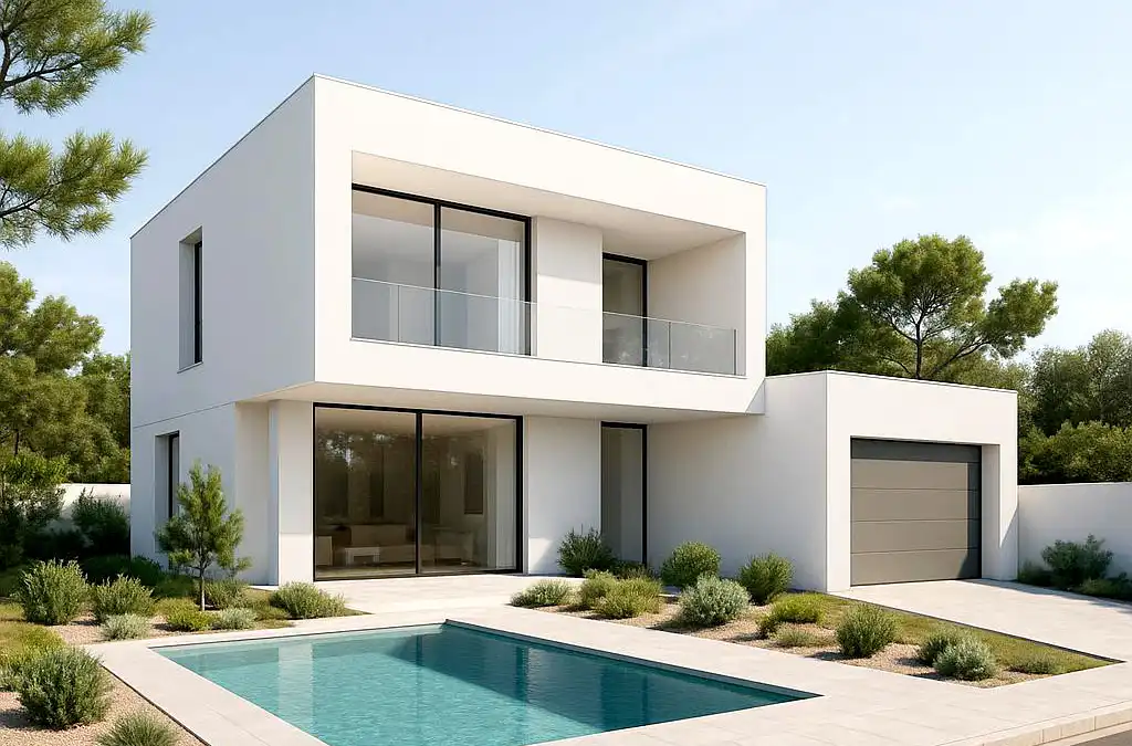 Vista exterior de Residencial en venda en Sant Cugat del Vallès