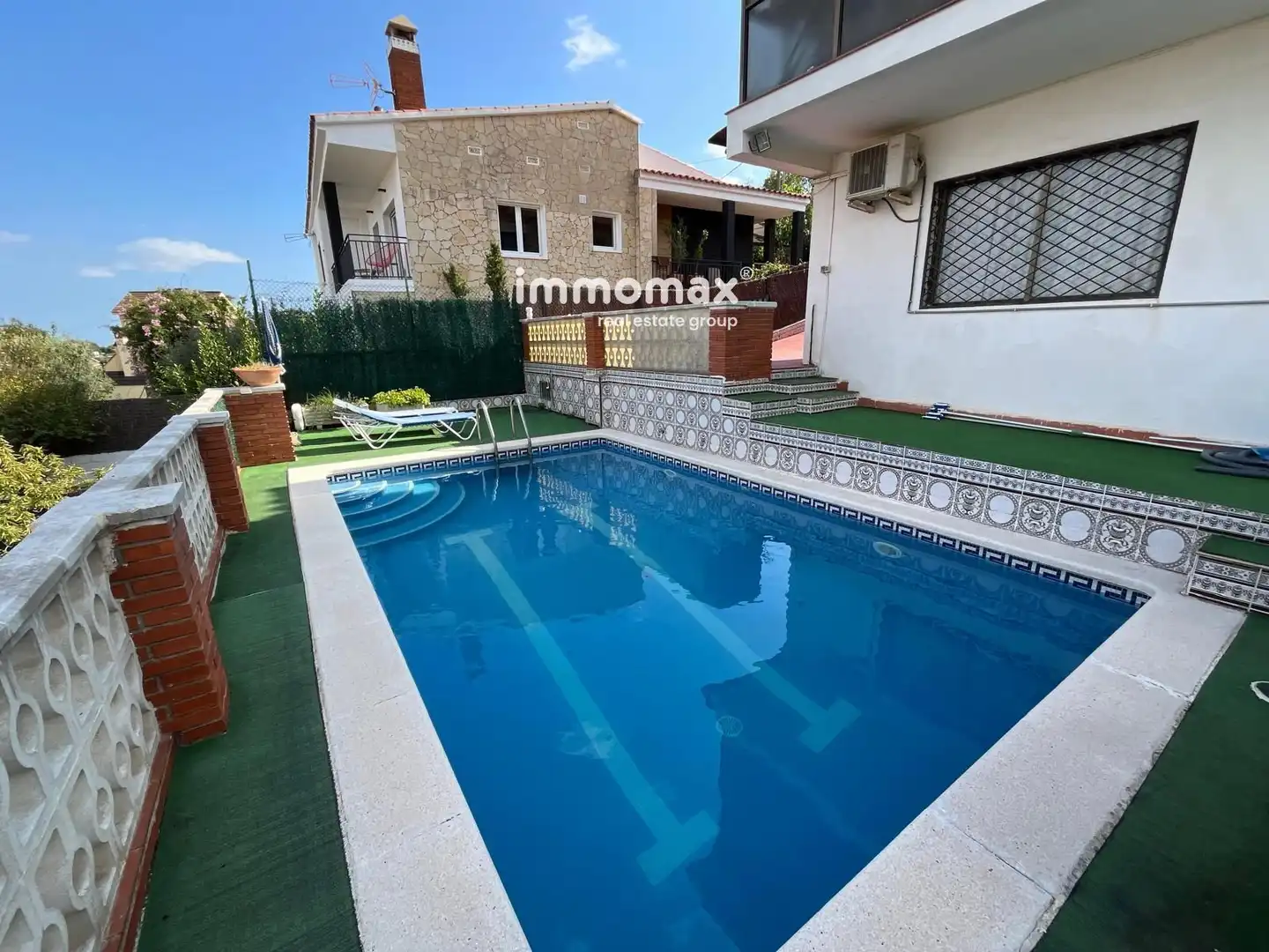 Swimming pool of Houses for sale in Santa Coloma de Cervelló  with Heating, Terrace and Storage room