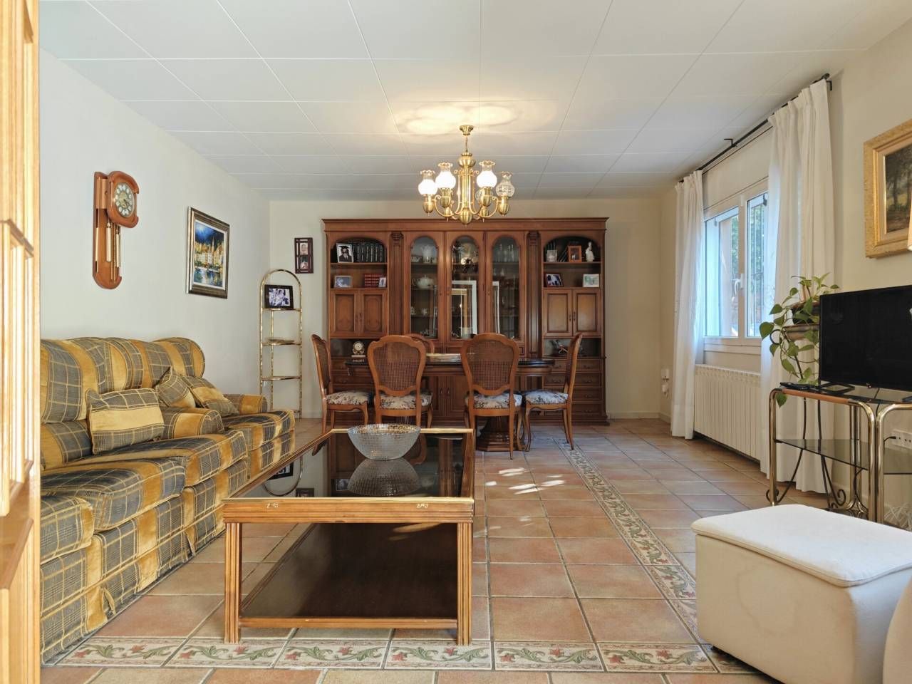 Sala d'estar de Finca rústica en venda en Manresa amb Calefacció, Jardí privat i Terrassa