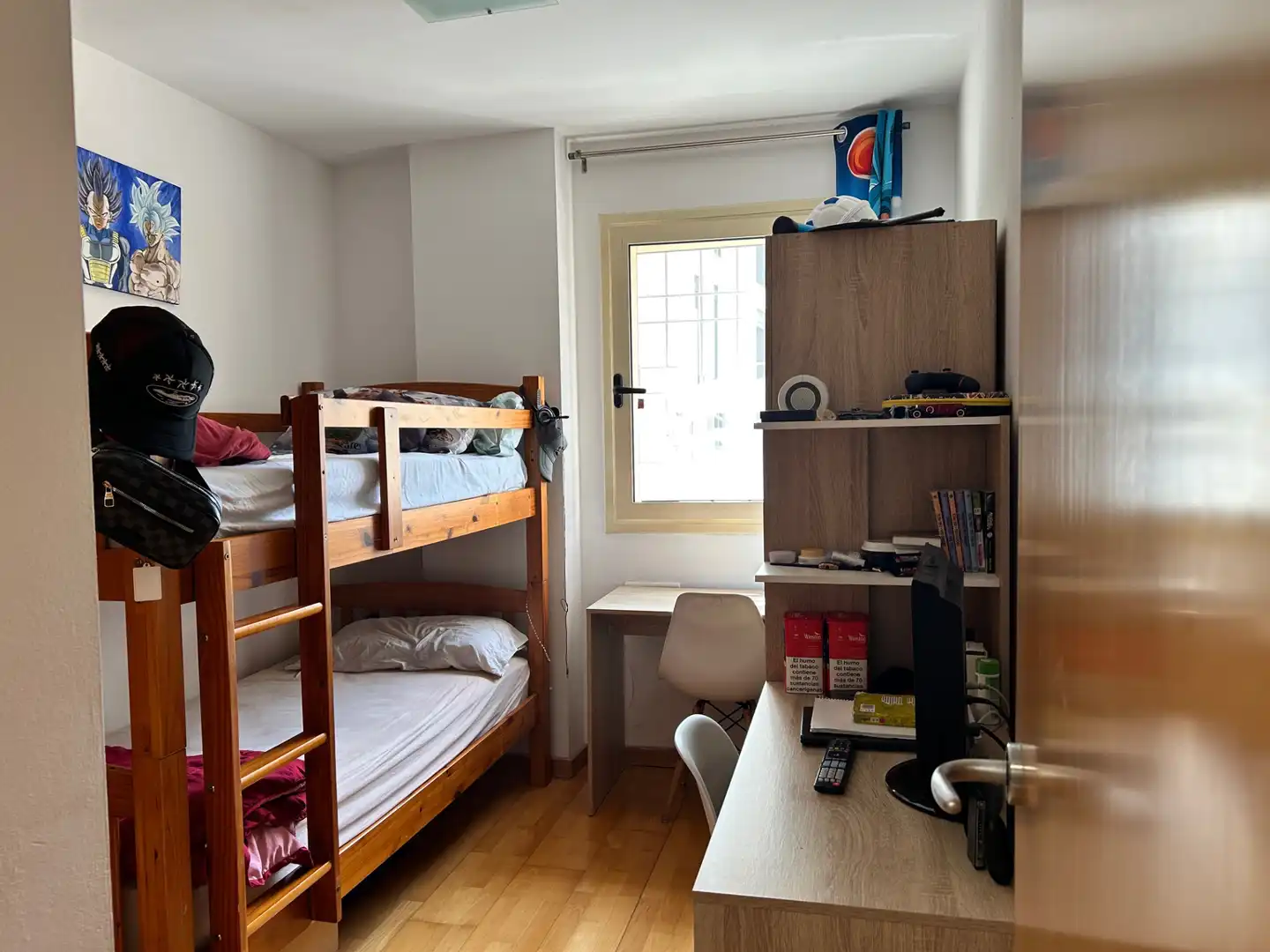 Bedroom of Flat for sale in Rubí  with Heating, Parquet flooring and Storage room
