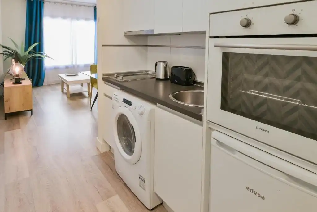 Cocina de Piso de alquiler en Málaga con Amueblado